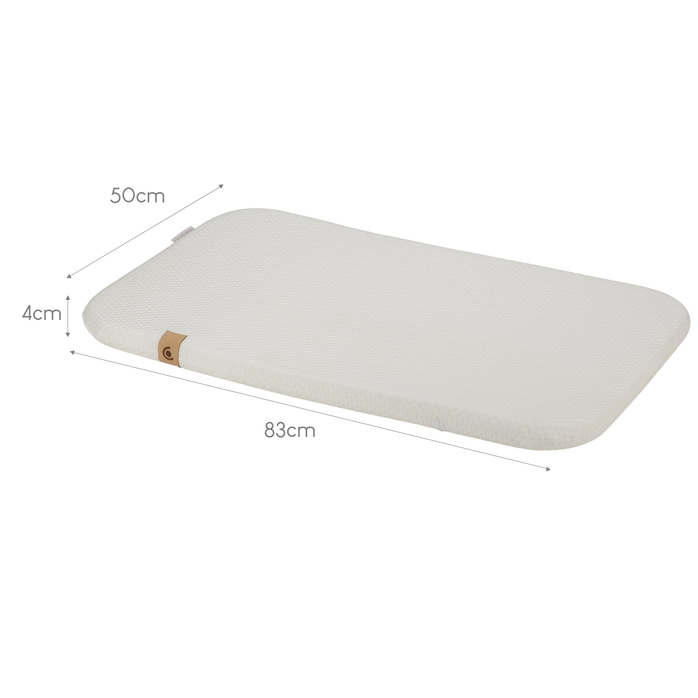 Little Me Hypo-Allergenic Bamboo Co-sleeper Basket Mattress 83 x 50cm Mattresses CuddleCo