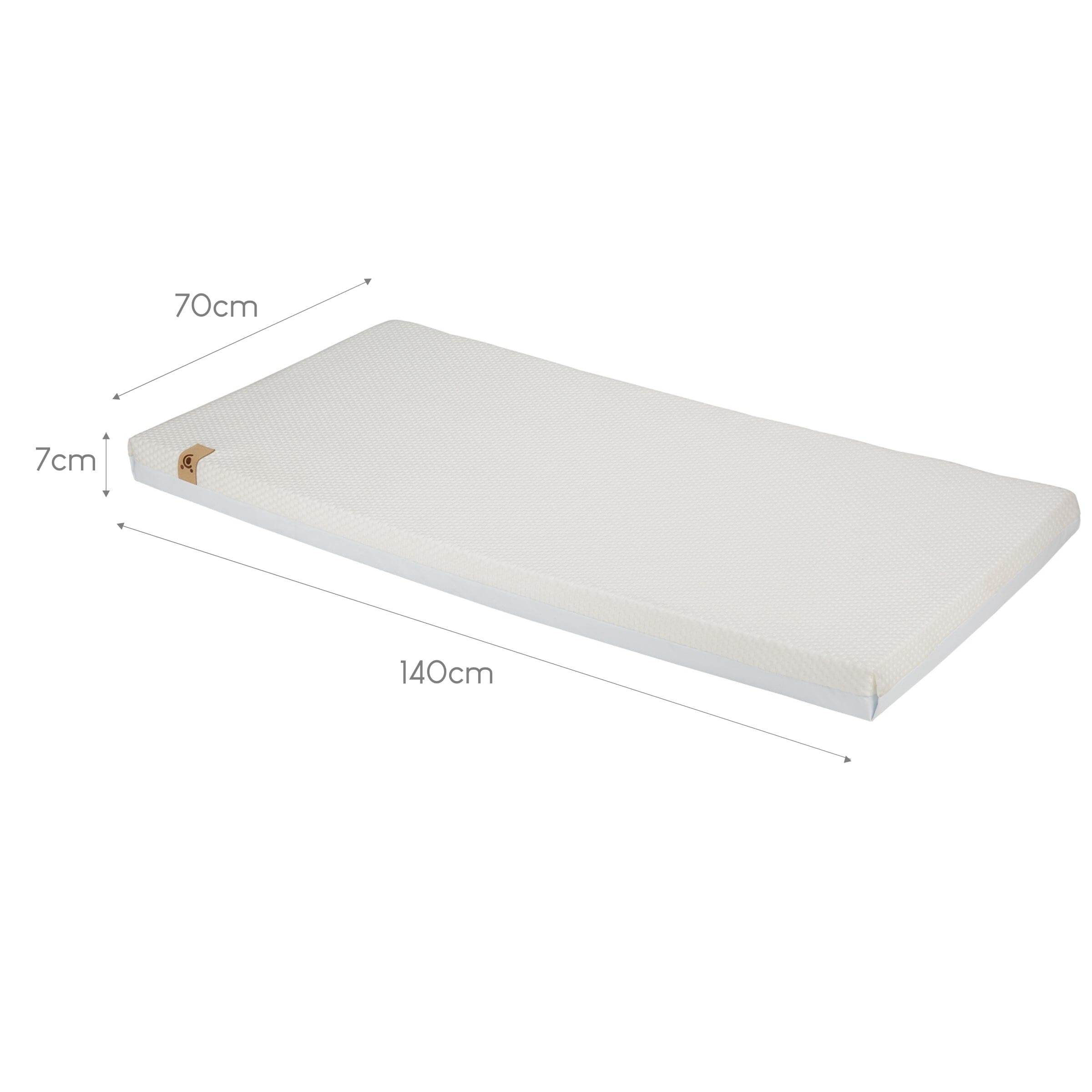 Lullaby Hypo-Allergenic Bamboo Foam Cot Bed Mattress 140 x 70cm Mattresses CuddleCo