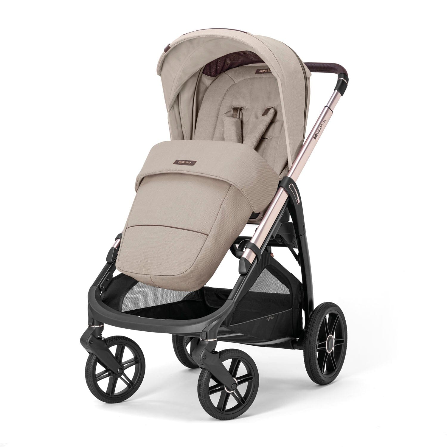 Inglesina Aptica Quattro Travel System - Pashmina Beige Strollers Inglesina