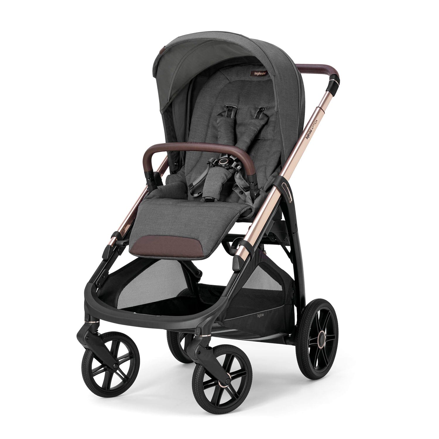 Inglesina Aptica Quattro Travel System - Velvet Grey Strollers Inglesina