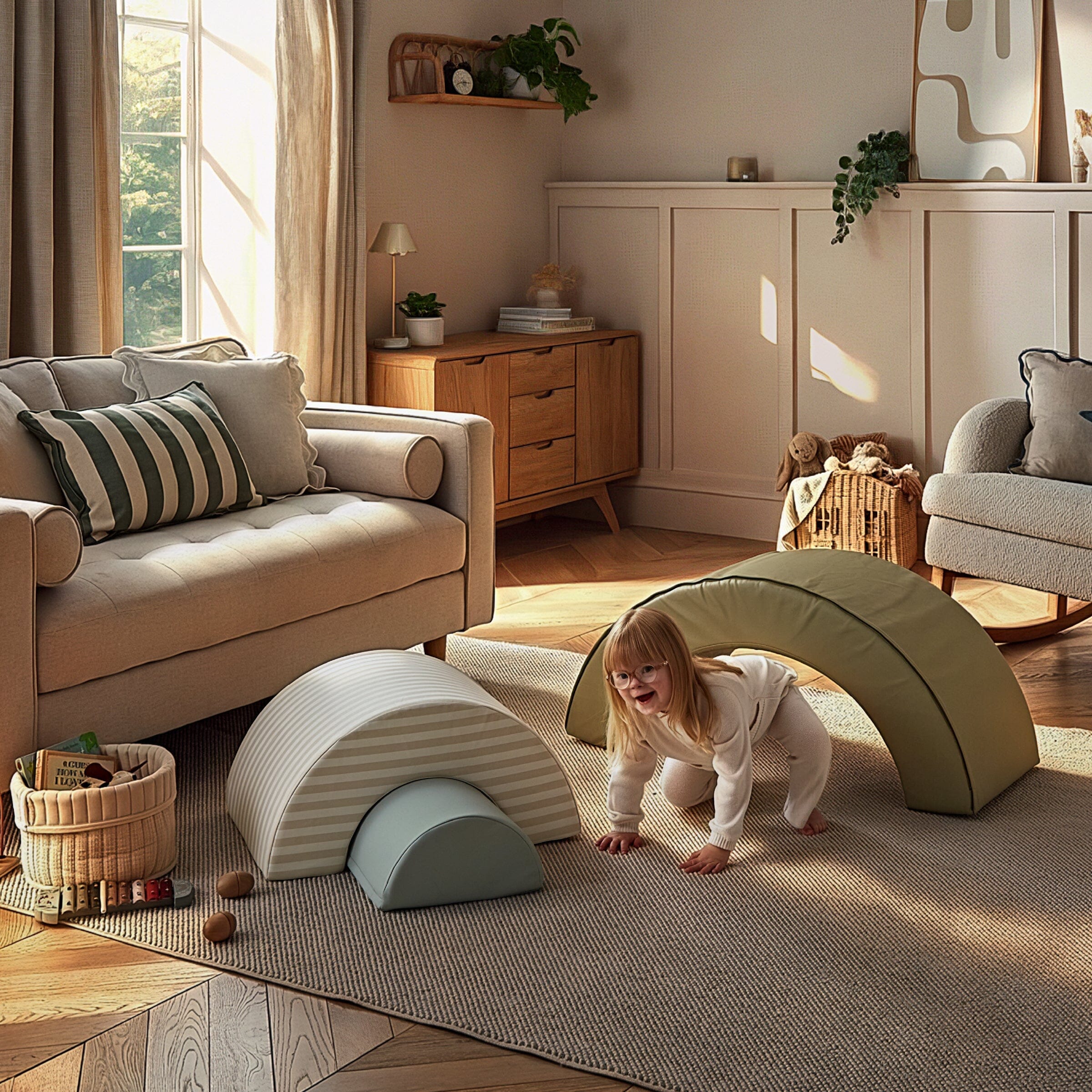 Soft Play Large Arch 3 Piece Set Toys CuddleCo