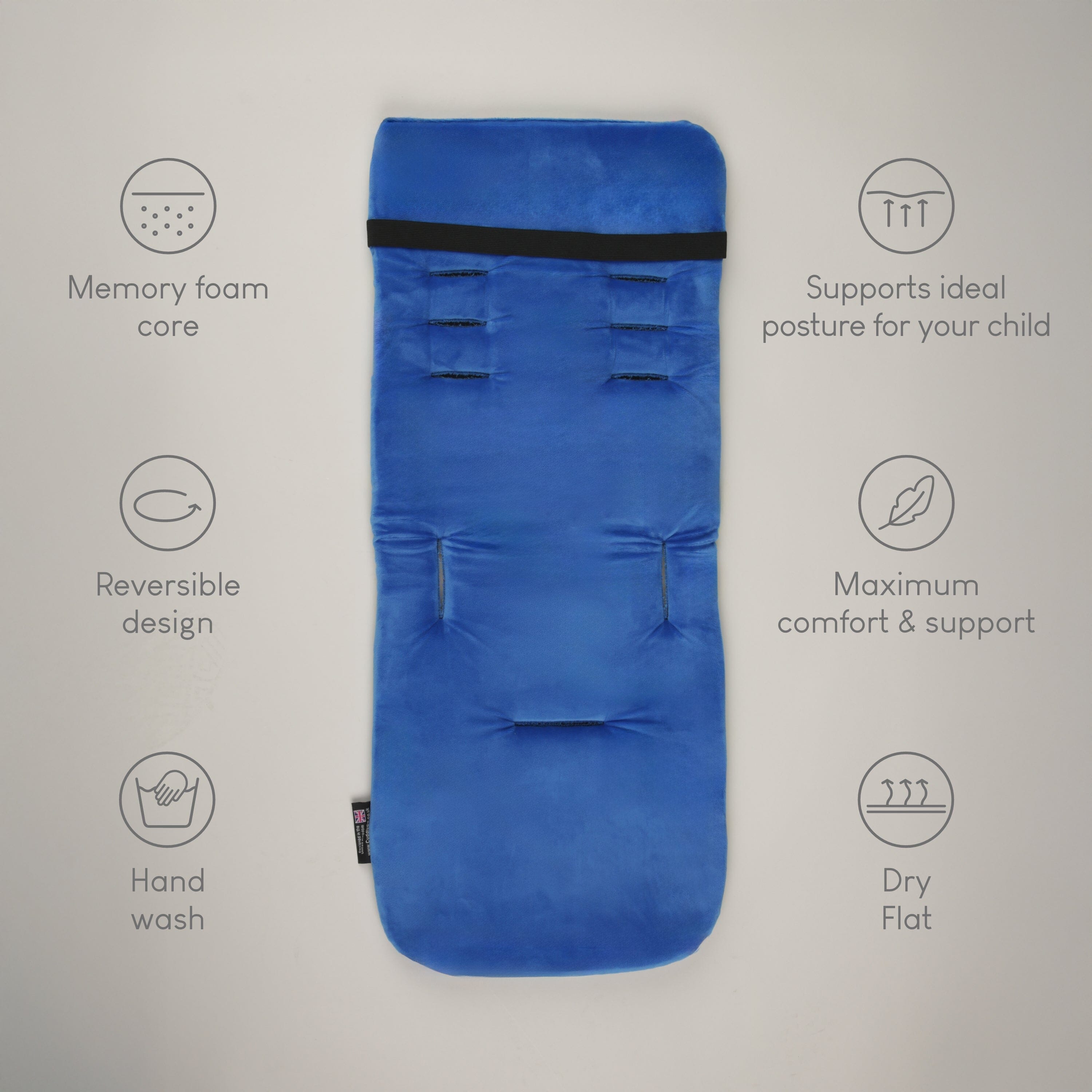 Comfi-Cush Memory Foam Stroller & Pram Liner - Spot the Dot Other CuddleCo