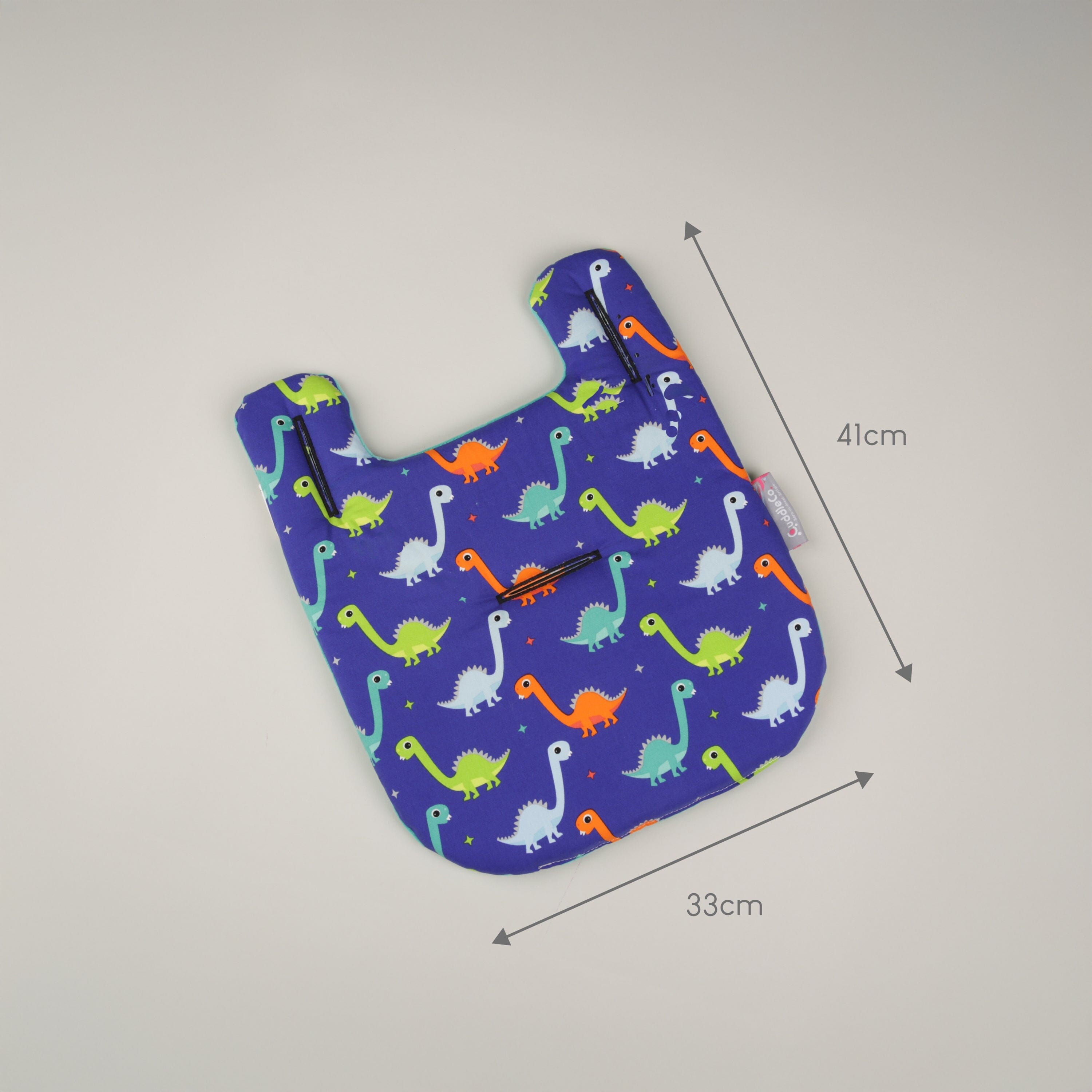 Comfi-Cush Mini Memory Foam Stroller Cushion - Dinosaur Fun CuddleCo