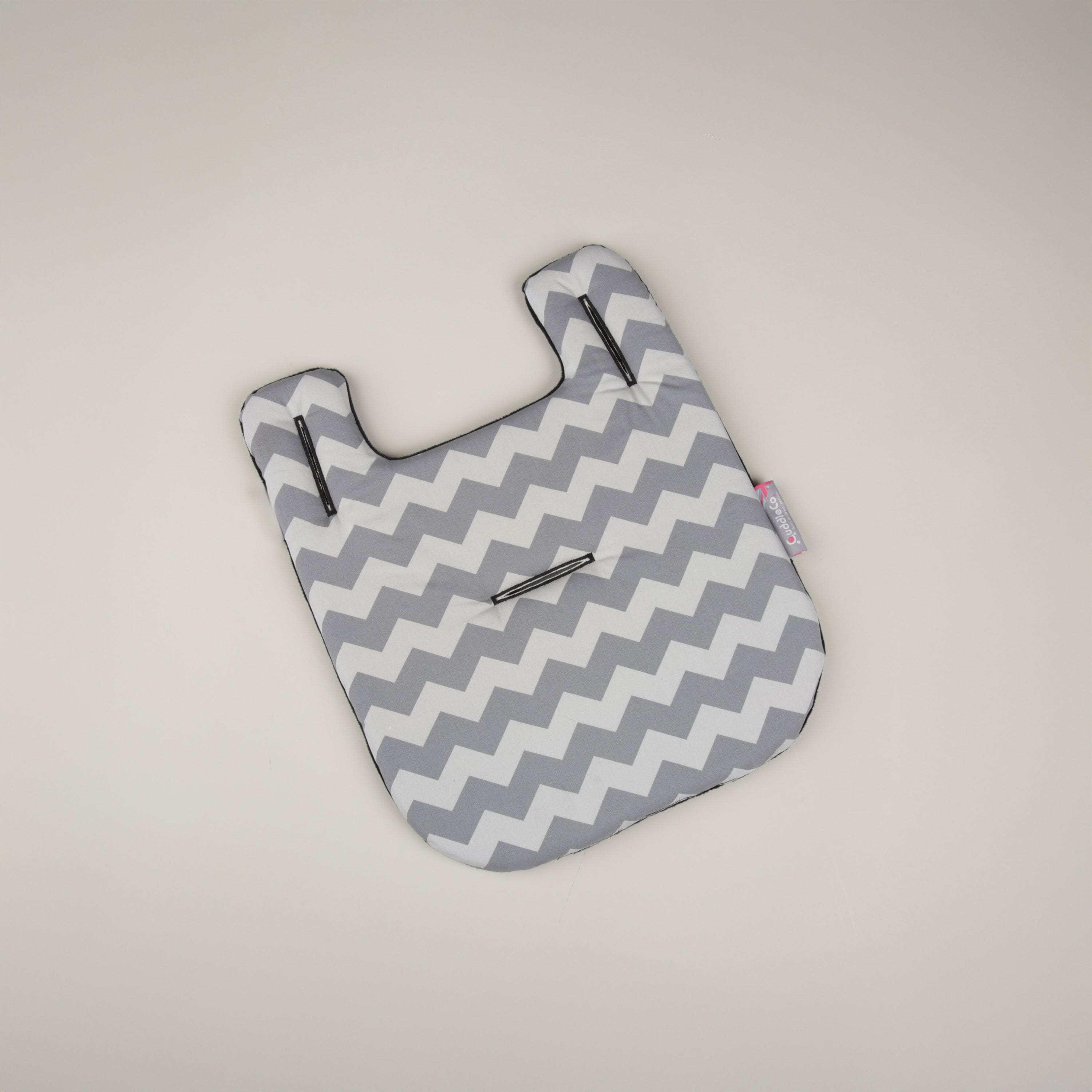 Comfi-Cush Mini Memory Foam Stroller Cushion - Grey Zig Zag CuddleCo