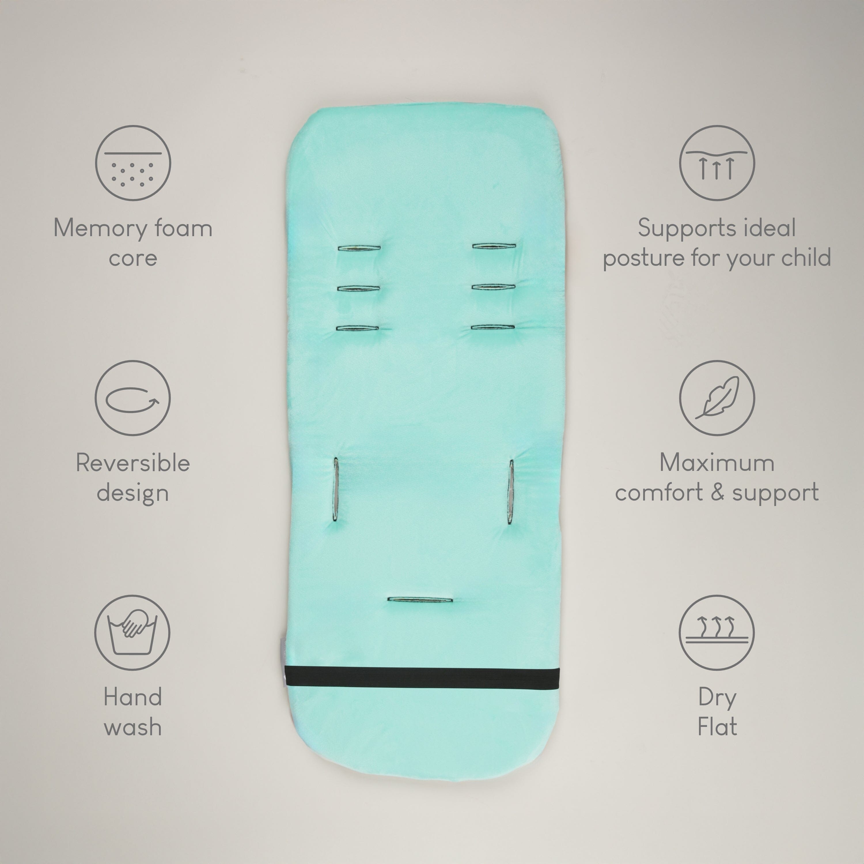 Comfi-Cush Memory Foam Stroller & Pram Liner - Adventure Other CuddleCo