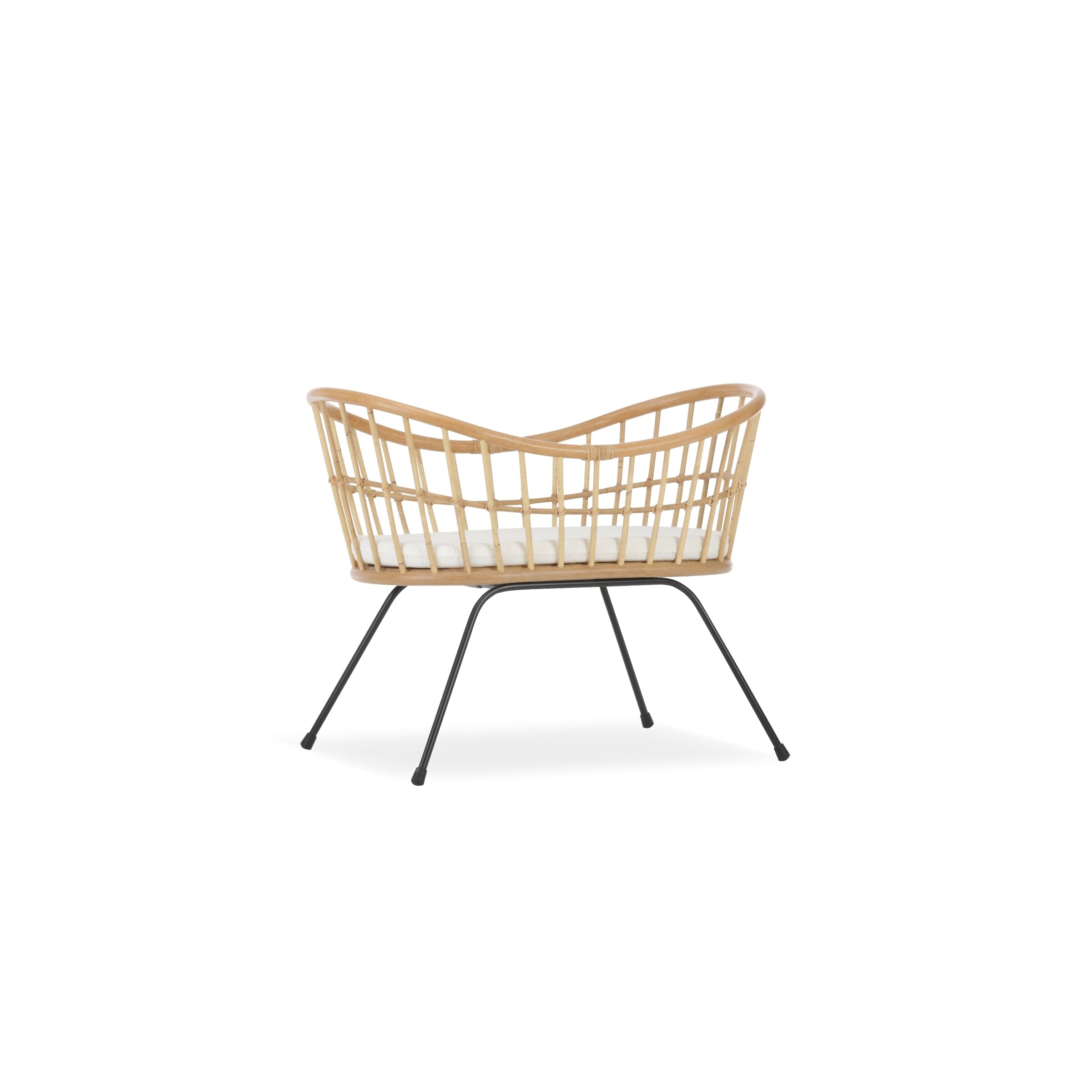 Aria Wave Crib - Rattan Furniture Singles CuddleCo