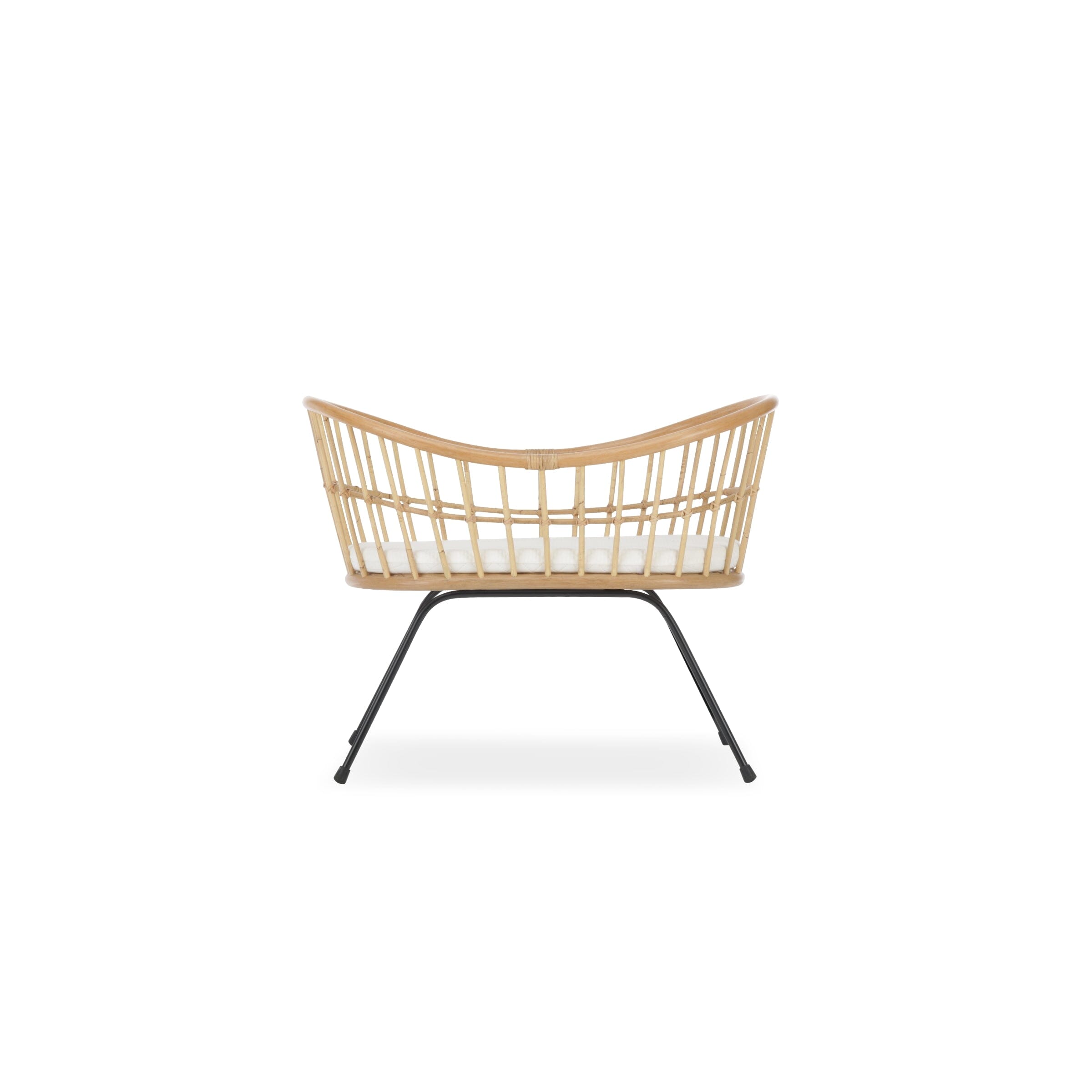 Aria Wave Crib - Rattan Furniture Singles CuddleCo