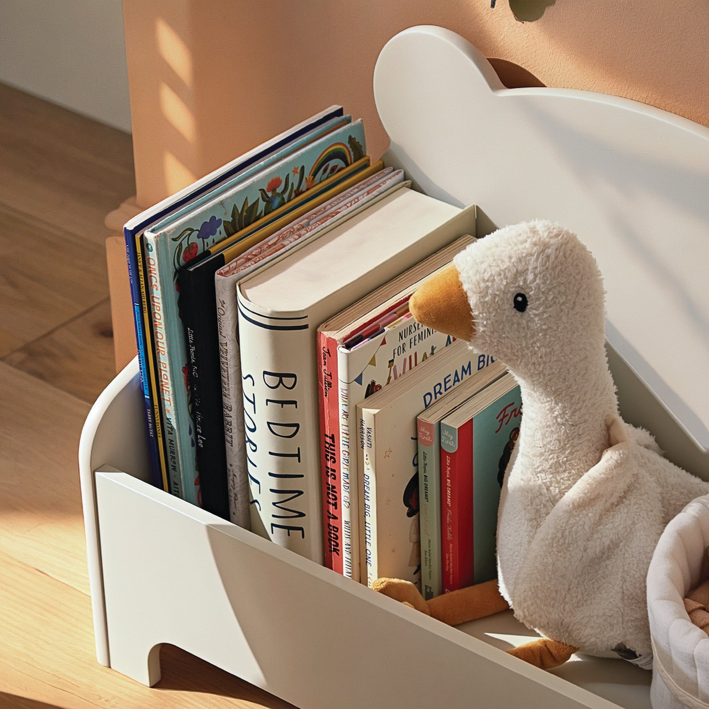 Play House Bear Book Storage - Pebble Furniture Singles CuddleCo