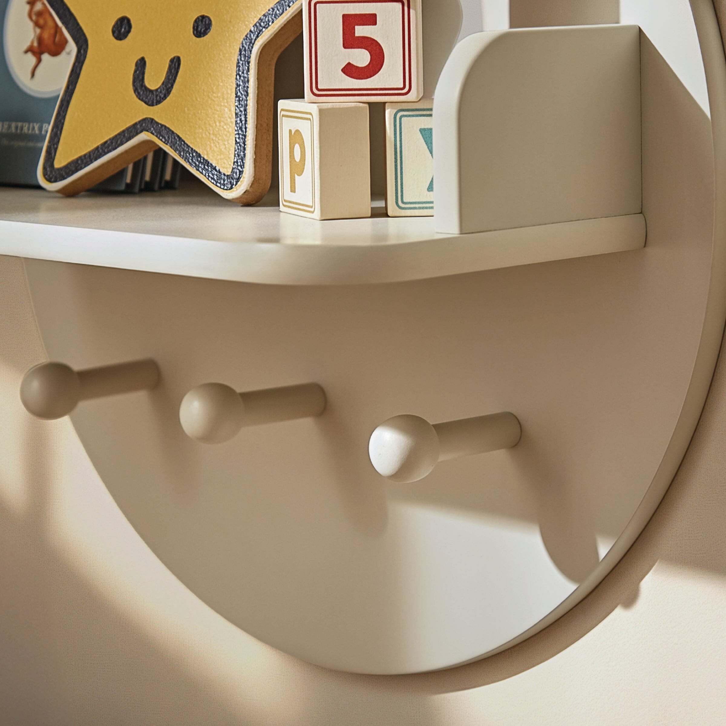 Play House Bear Shelf - Pebble Furniture Singles CuddleCo