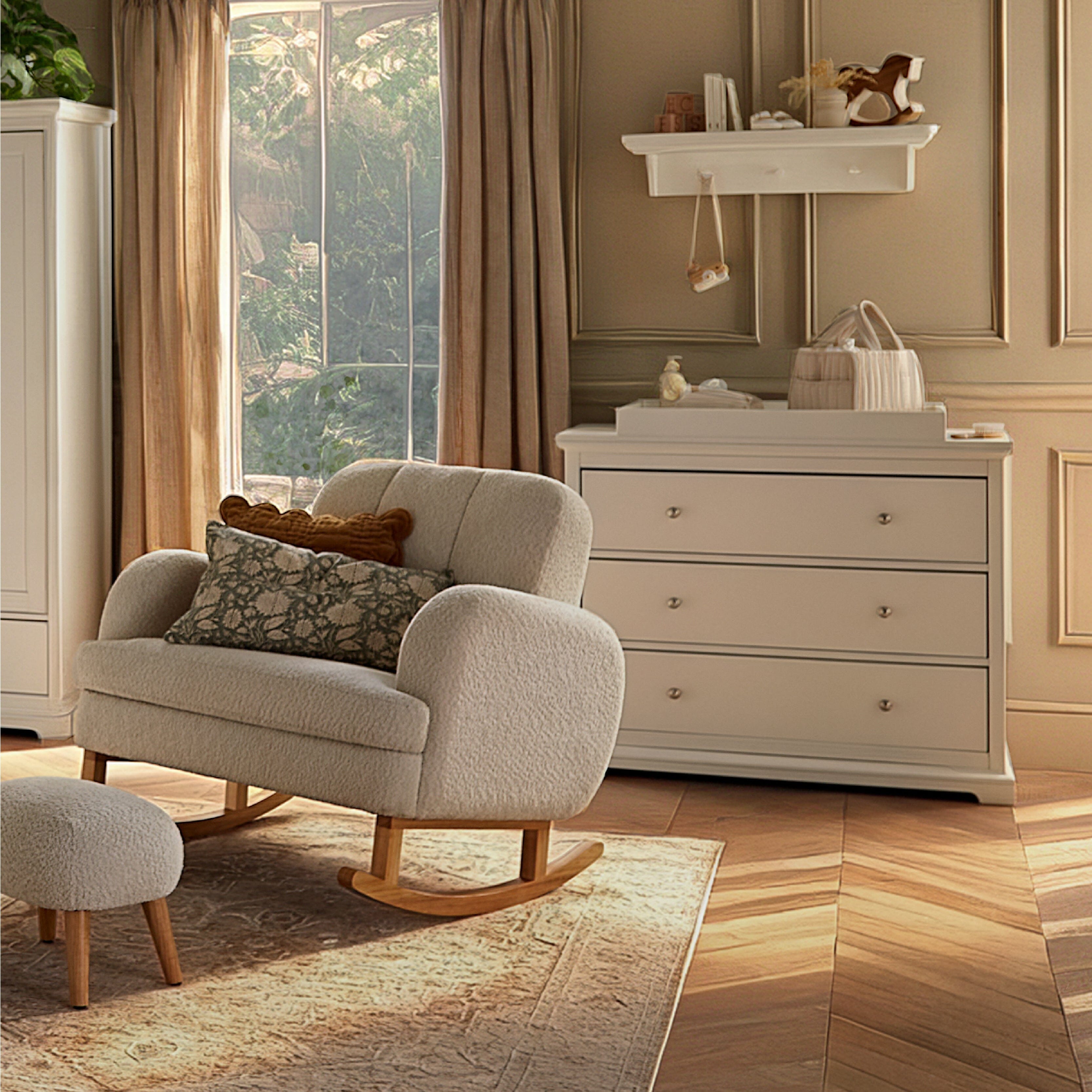 Beaumont Shelf - White Furniture Singles CuddleCo