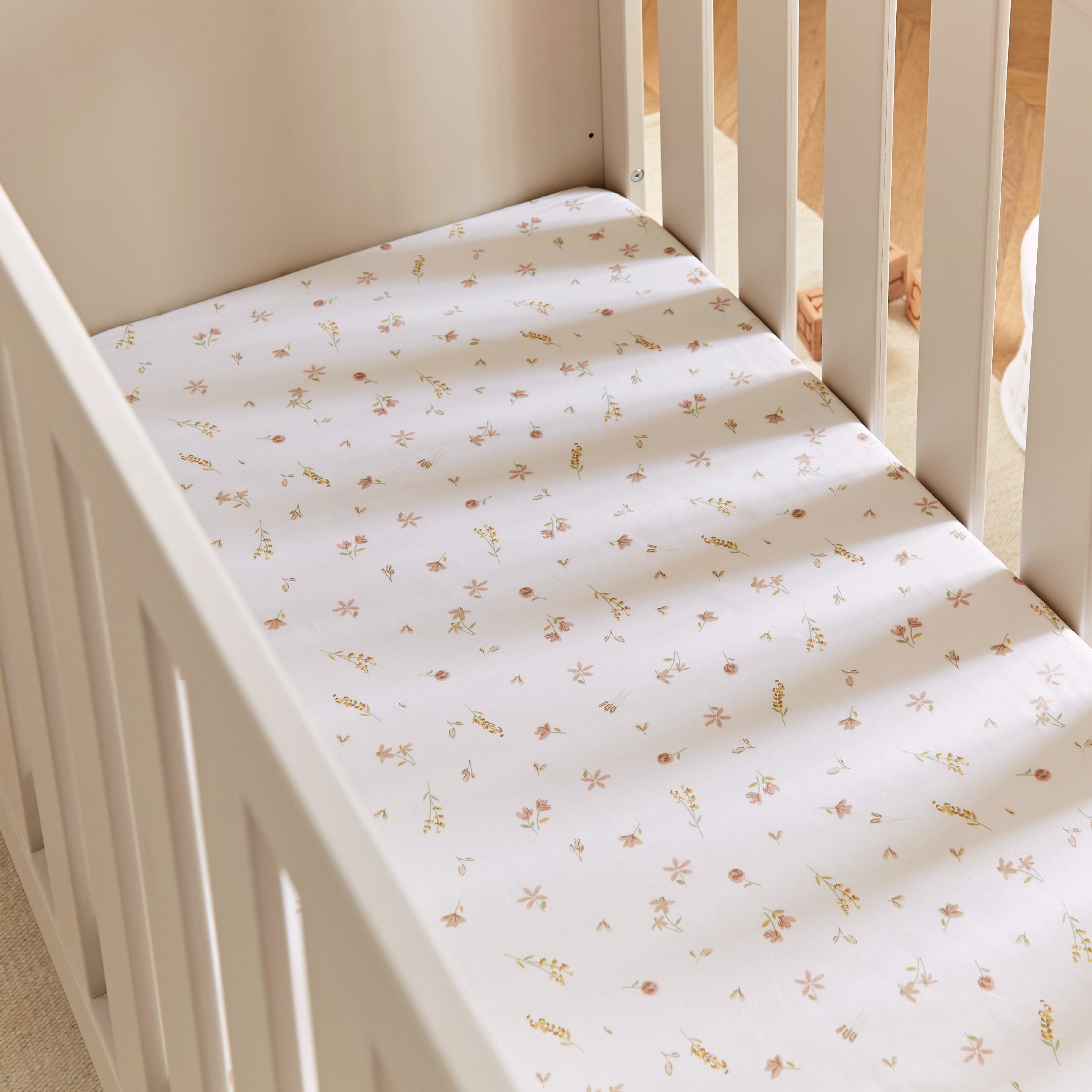 4 Piece Cot Bed Bedding Set - Cashmere Meadow Accessory CuddleCo