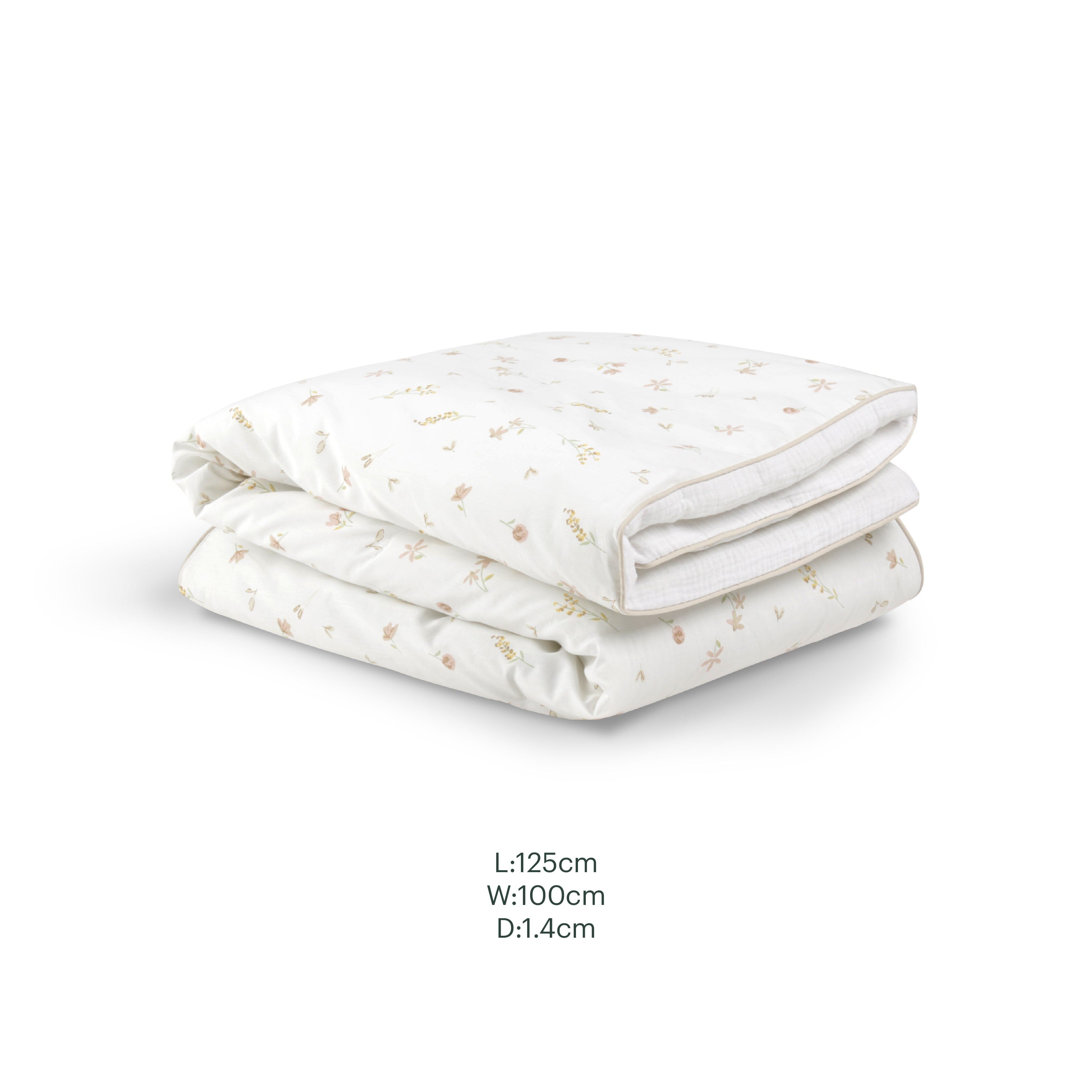 Cot Bed Quilt - Cashmere Meadow Accessory CuddleCo
