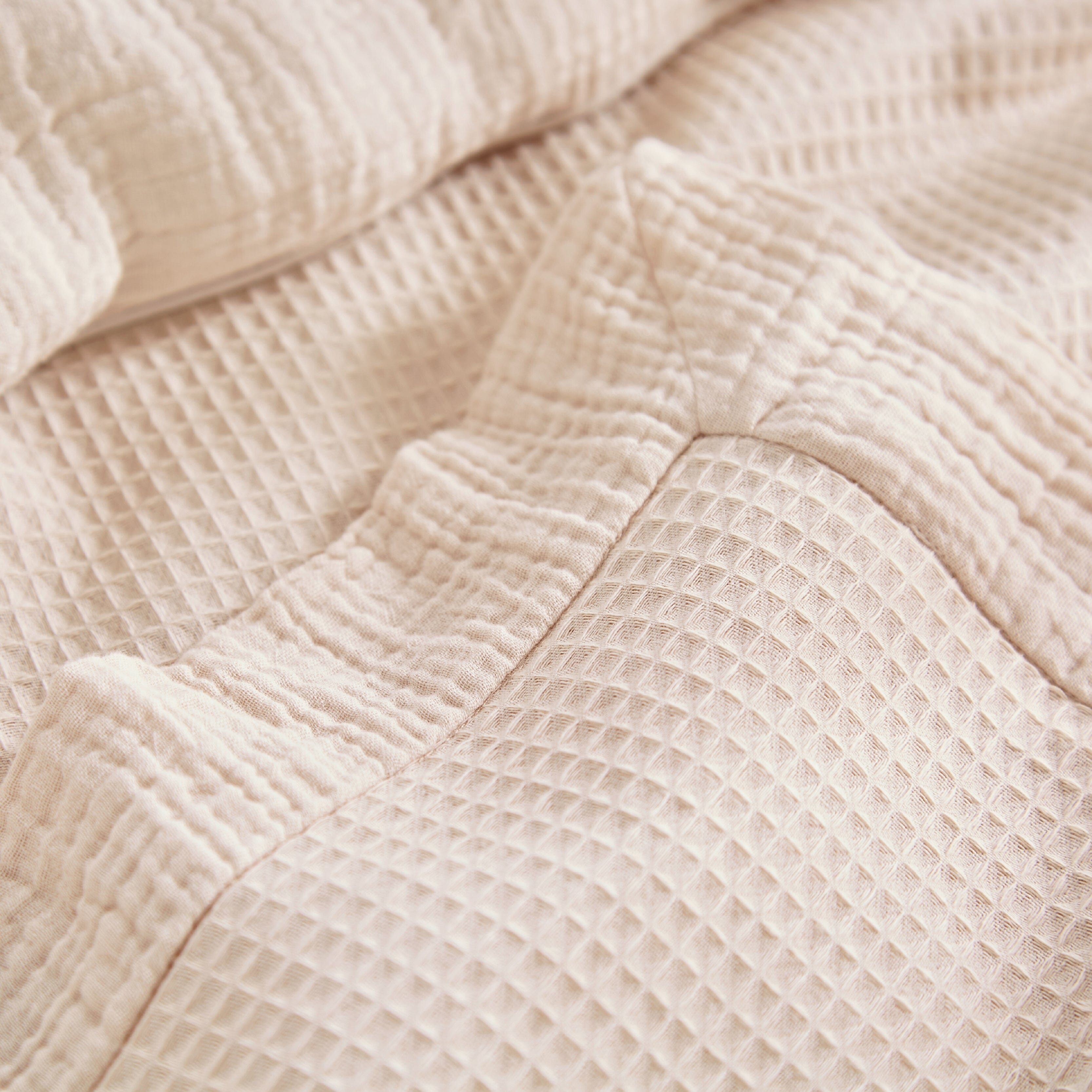4 Piece Cot Bed Bedding Set - Cashmere Waffle Accessory CuddleCo