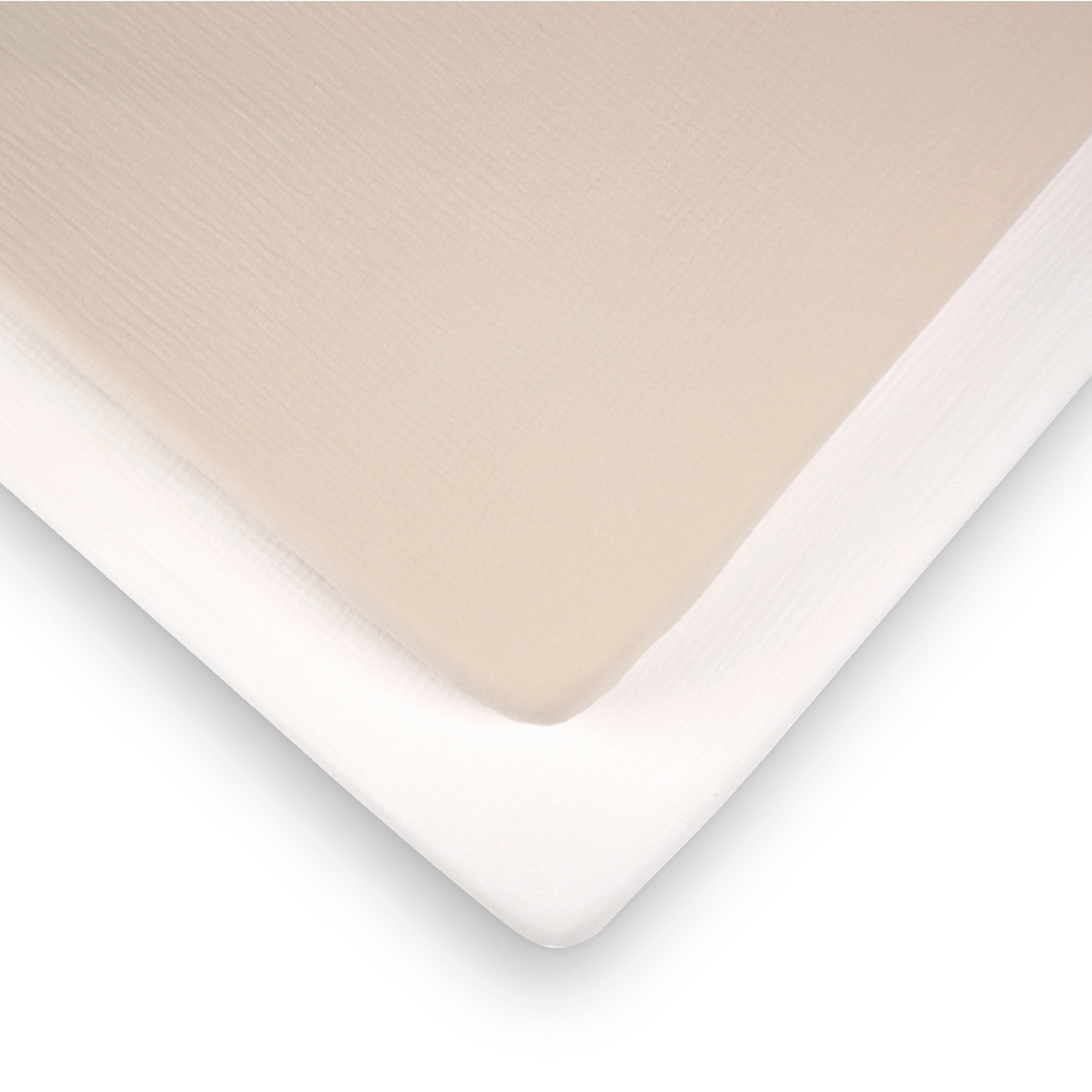 2 Pack Cot Bed Sheets - Cashmere Waffle Accessory CuddleCo