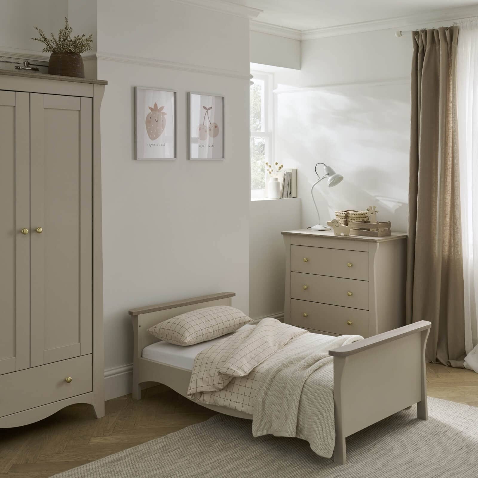 Clara Toddler Bed - Cashmere & Ash Toddler Bed CuddleCo