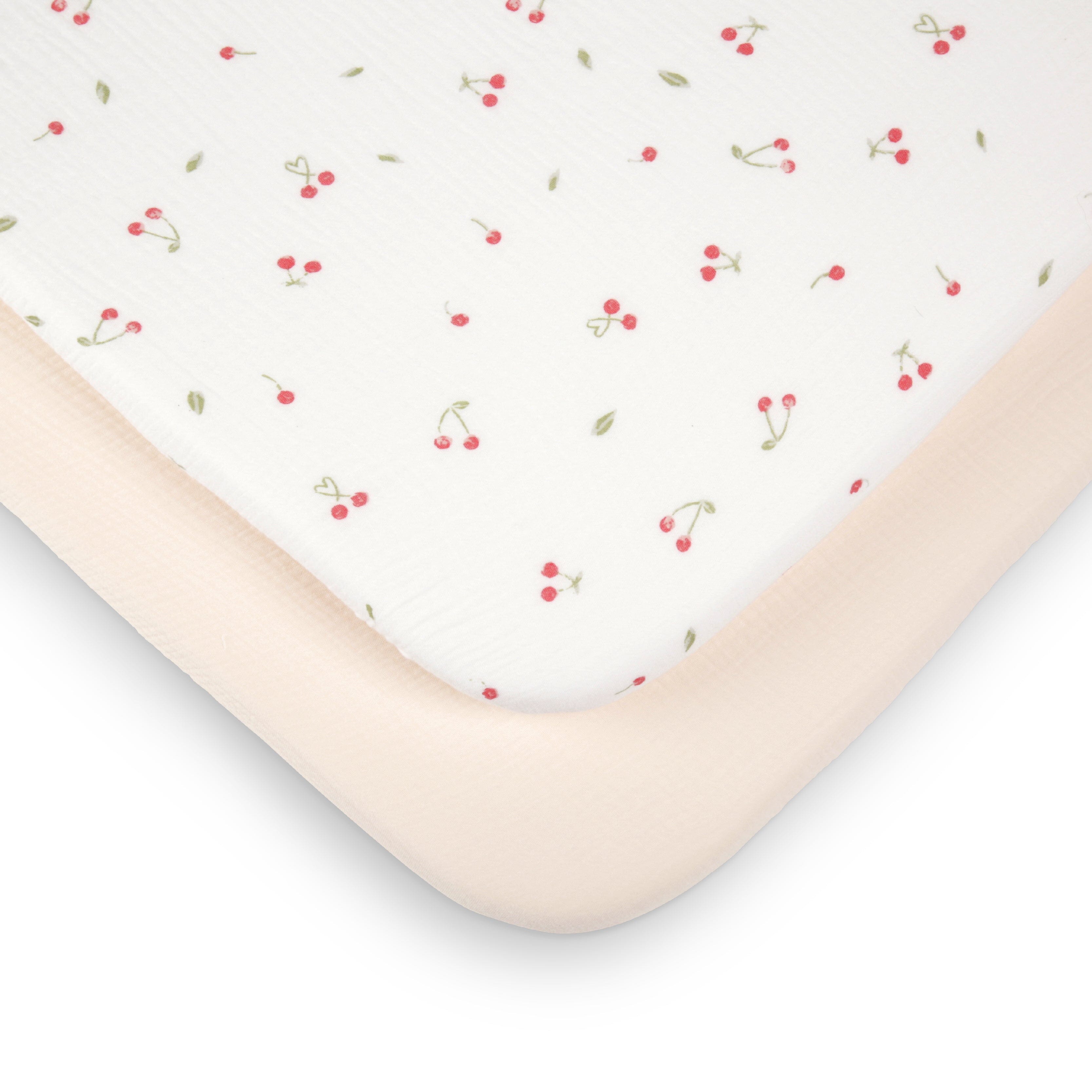 Universal Crib/Co-Sleeper Bedding Set - Ditsy Cherry Accessory CuddleCo