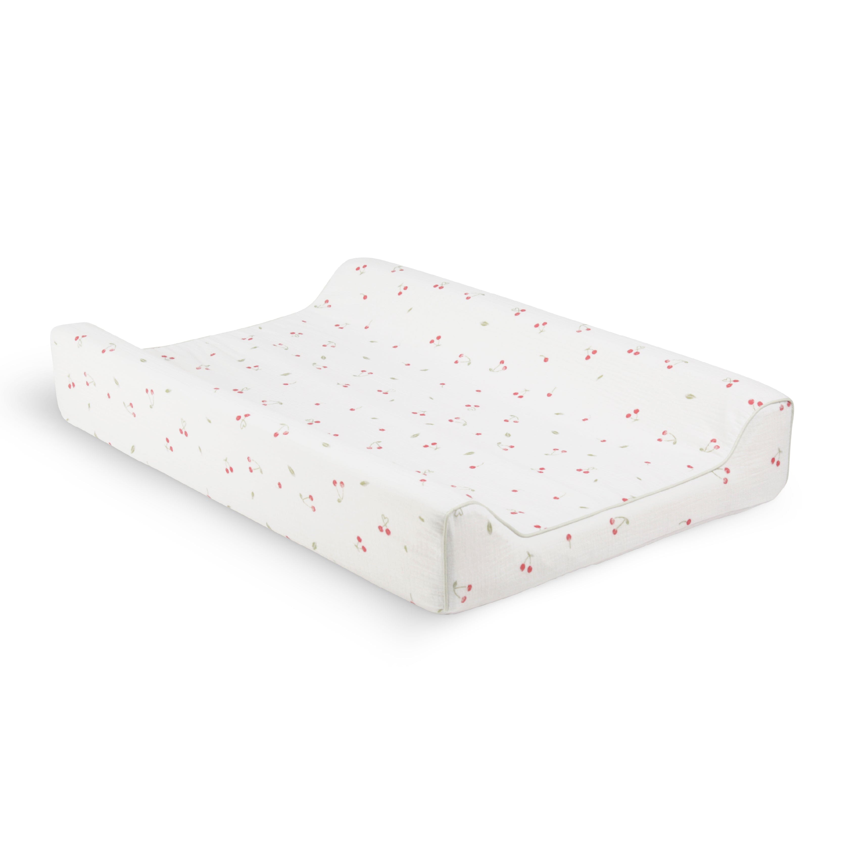Wedge Changing Mat - Ditsy Cherry Accessory CuddleCo