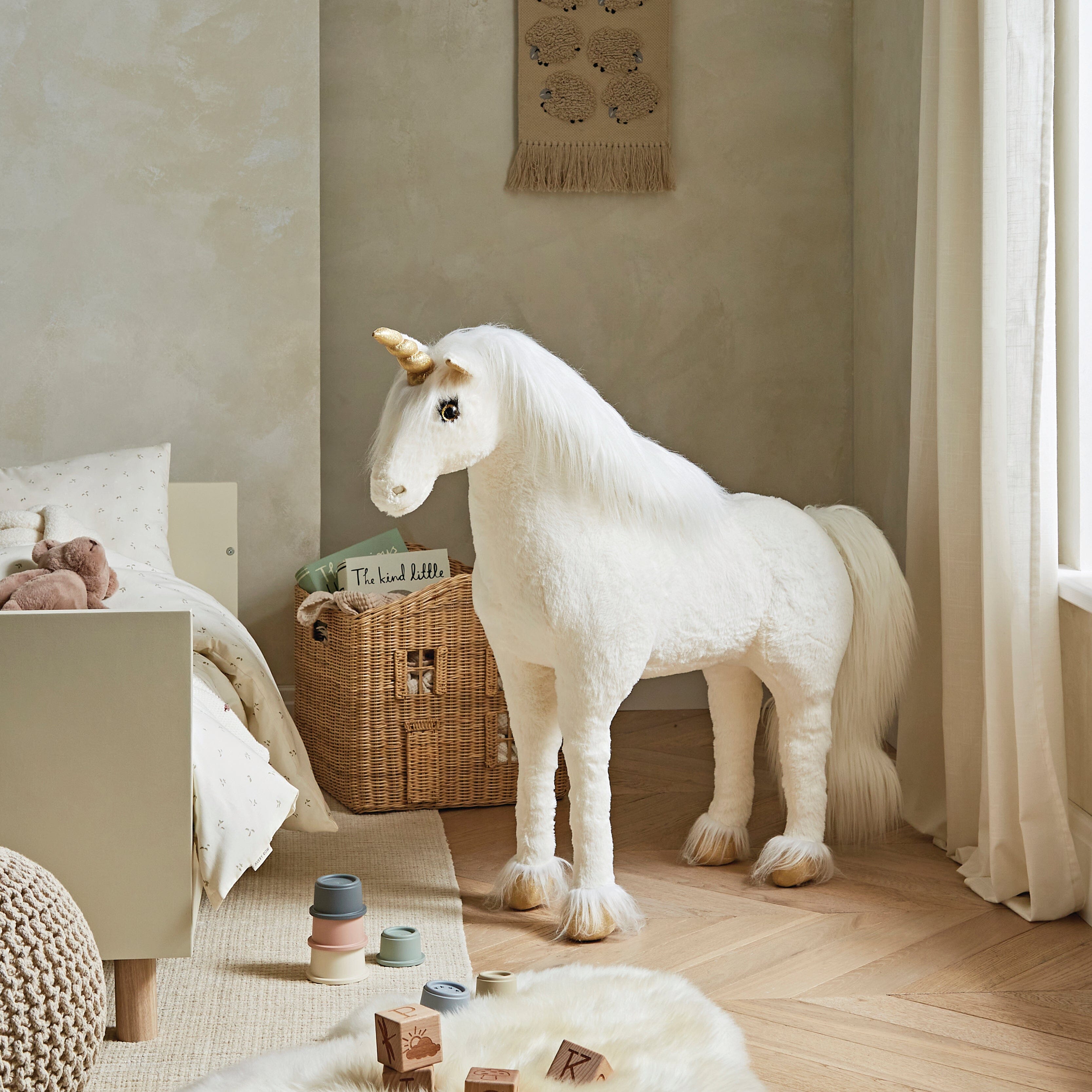 Standing Unicorn - Gold Dust Toys CuddleCo