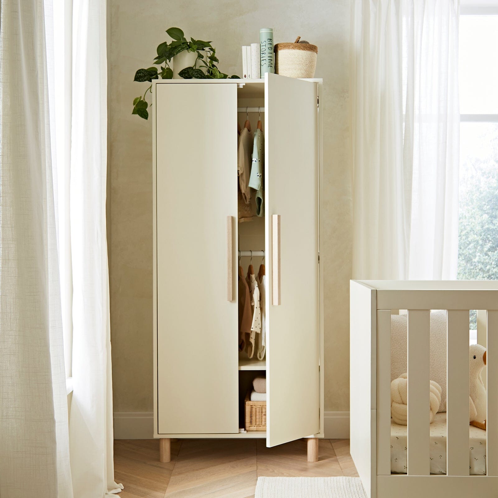 Harper Wardrobe - Cream & Ash CuddleCo