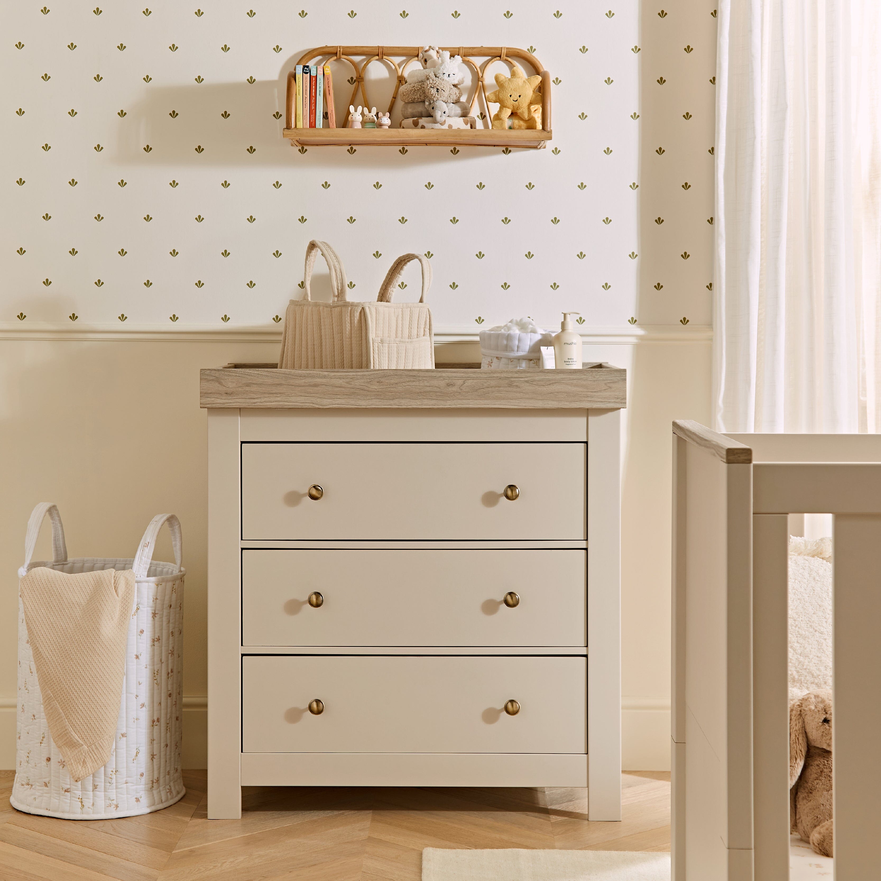 Luna Dresser Changer - Cashmere & Ash Furniture Single CuddleCo
