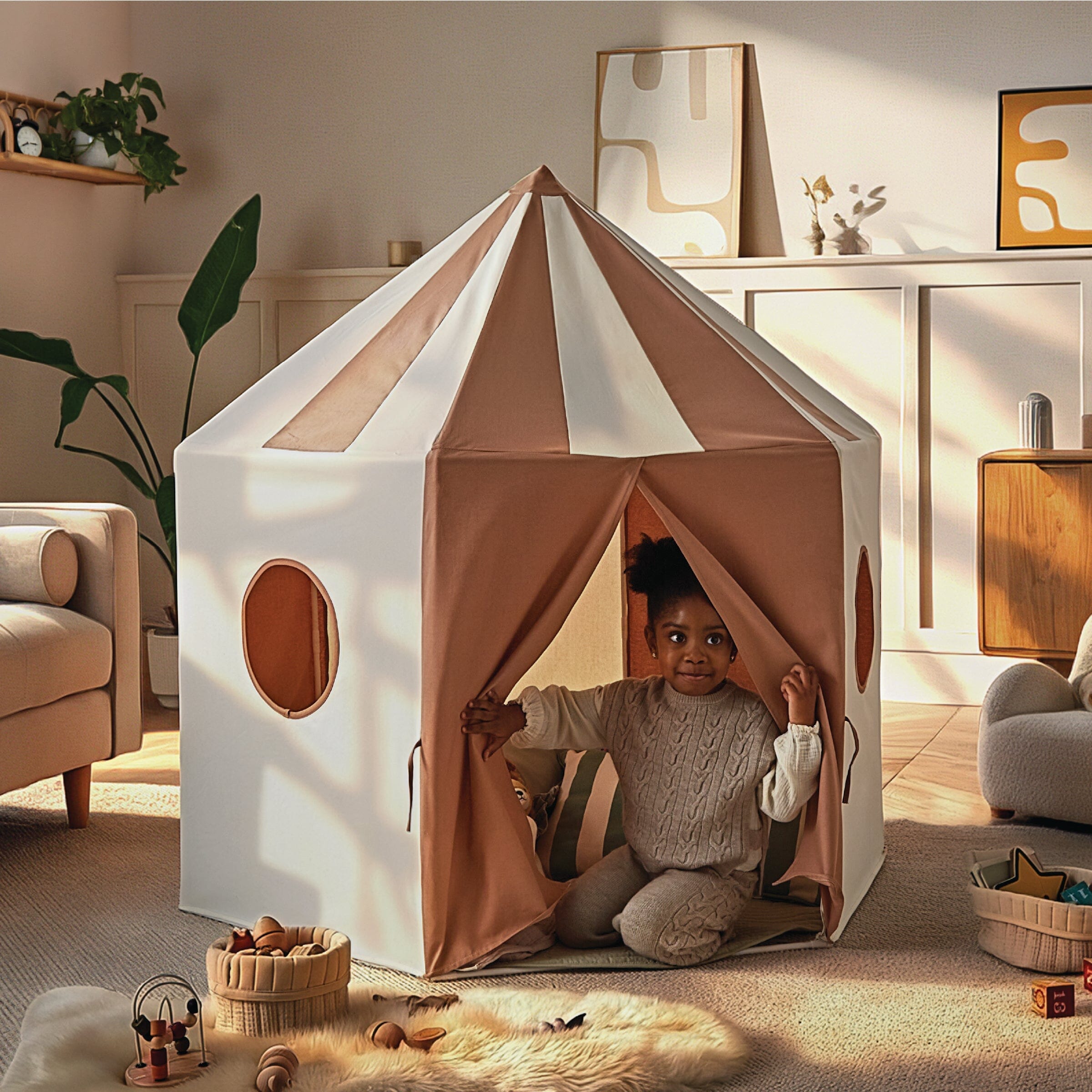 Pavillion Play Tent - Tuscany Toys CuddleCo