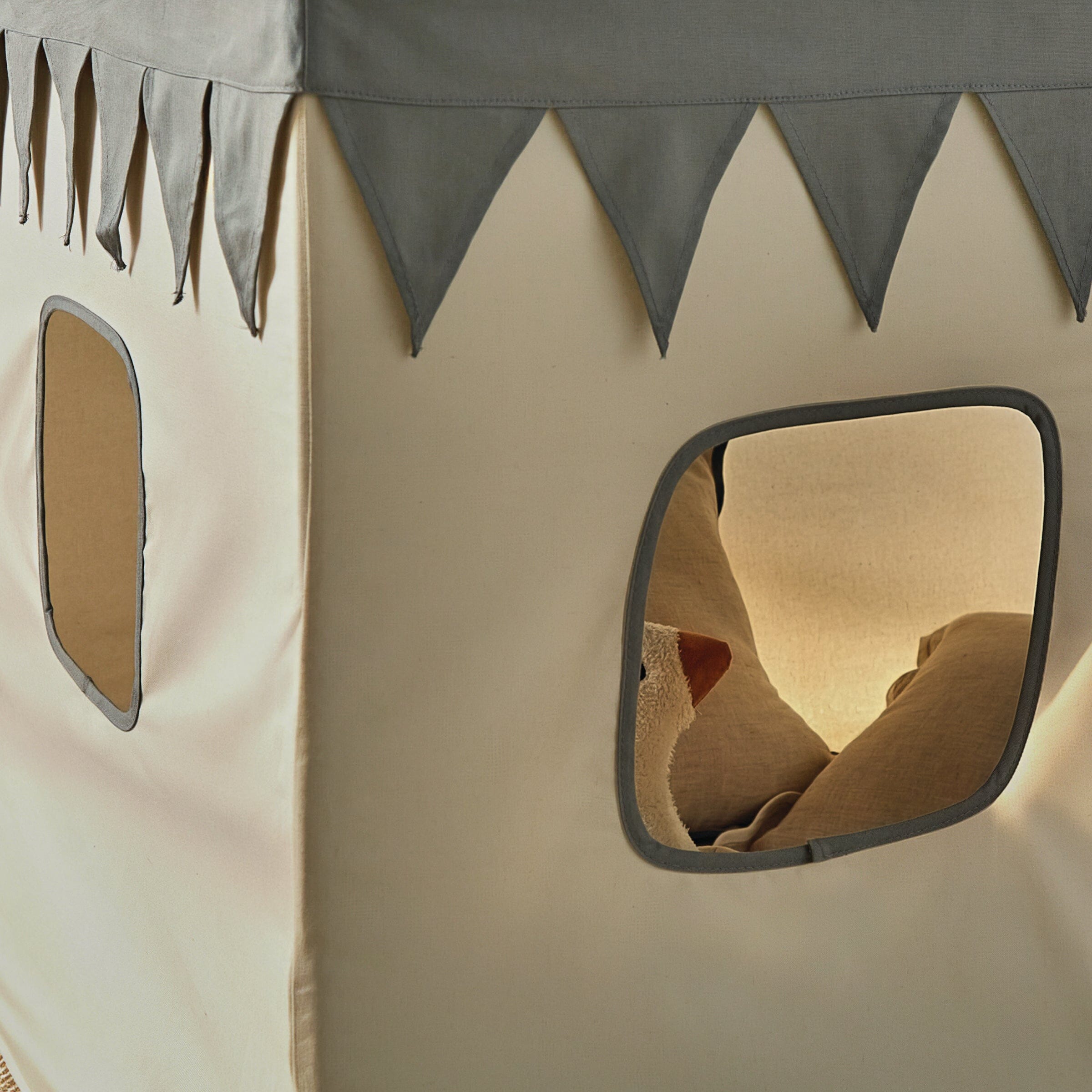 Play House with Bunting - Sea Salt Toys CuddleCo