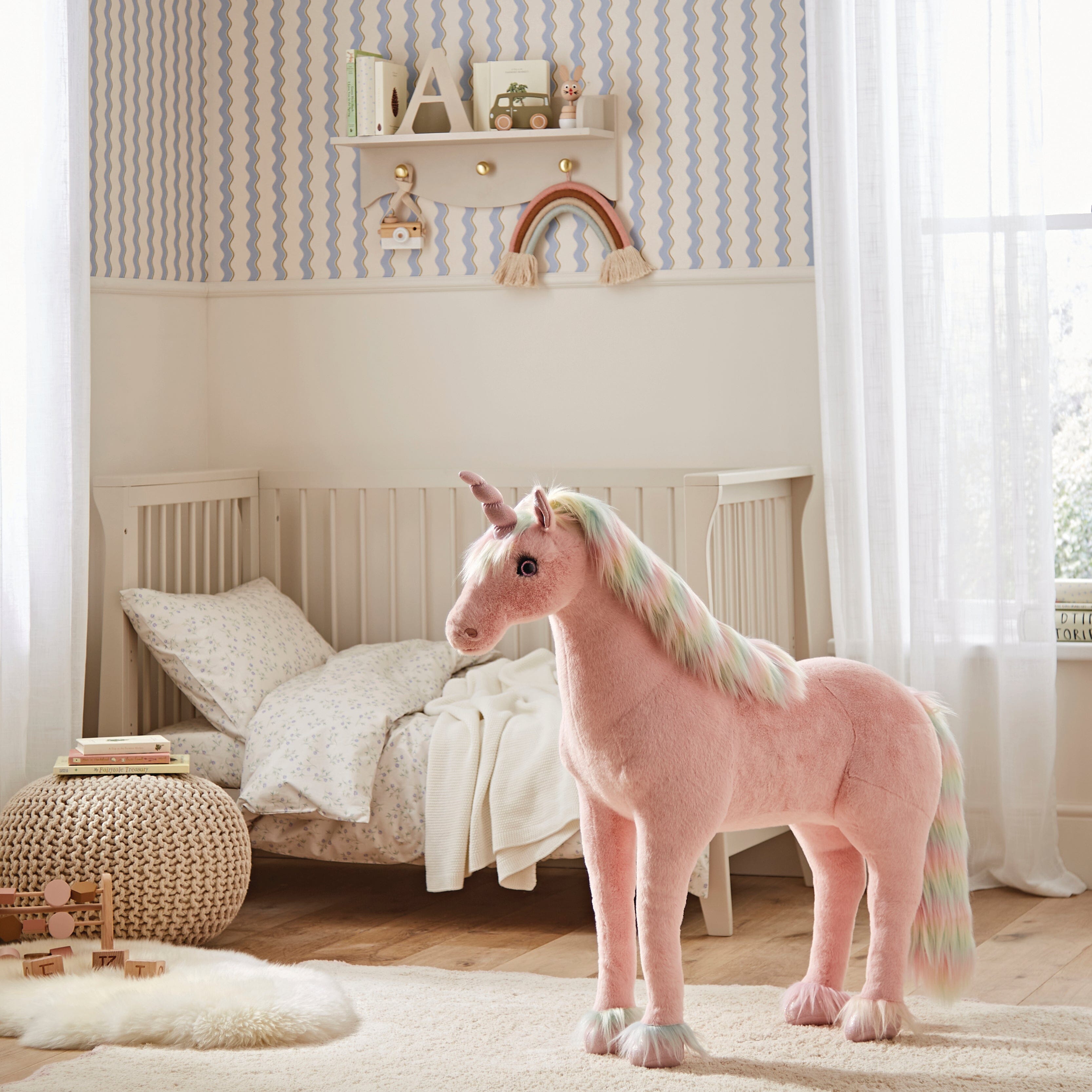 Standing Unicorn - Rainbow Toys CuddleCo