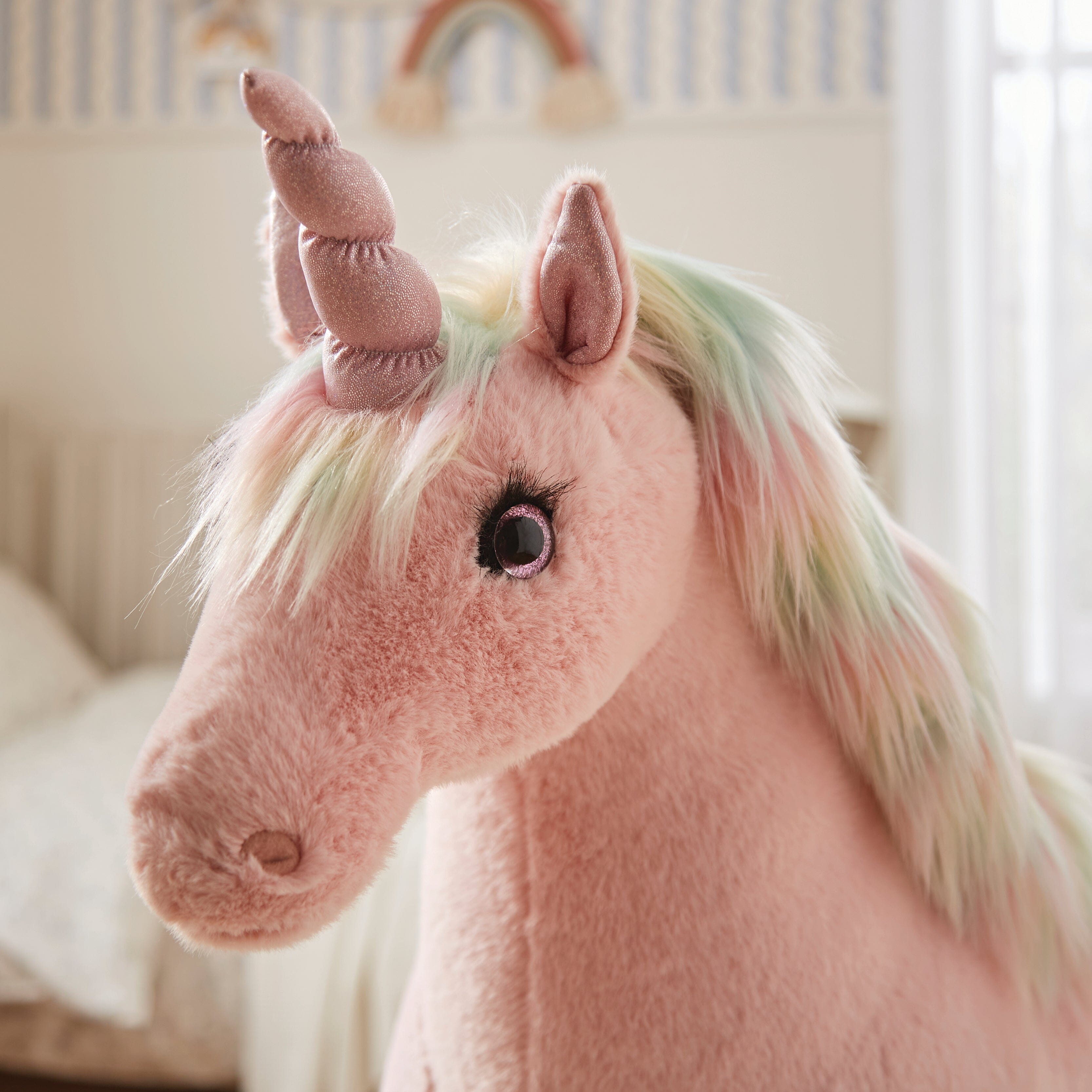 Standing Unicorn - Rainbow Toys CuddleCo