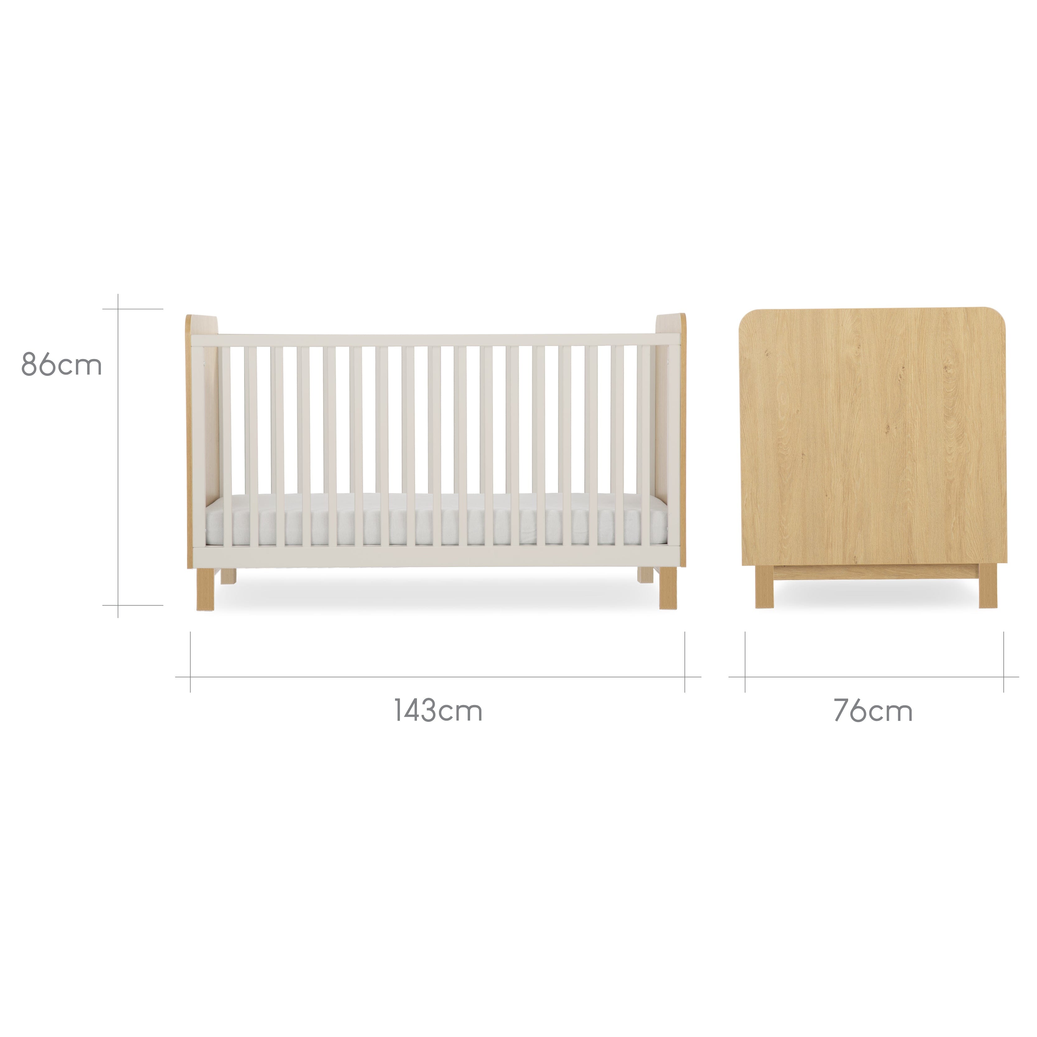 Remi 2 Piece Furniture Set - Oak/Cashmere Furniture Sets CuddleCo