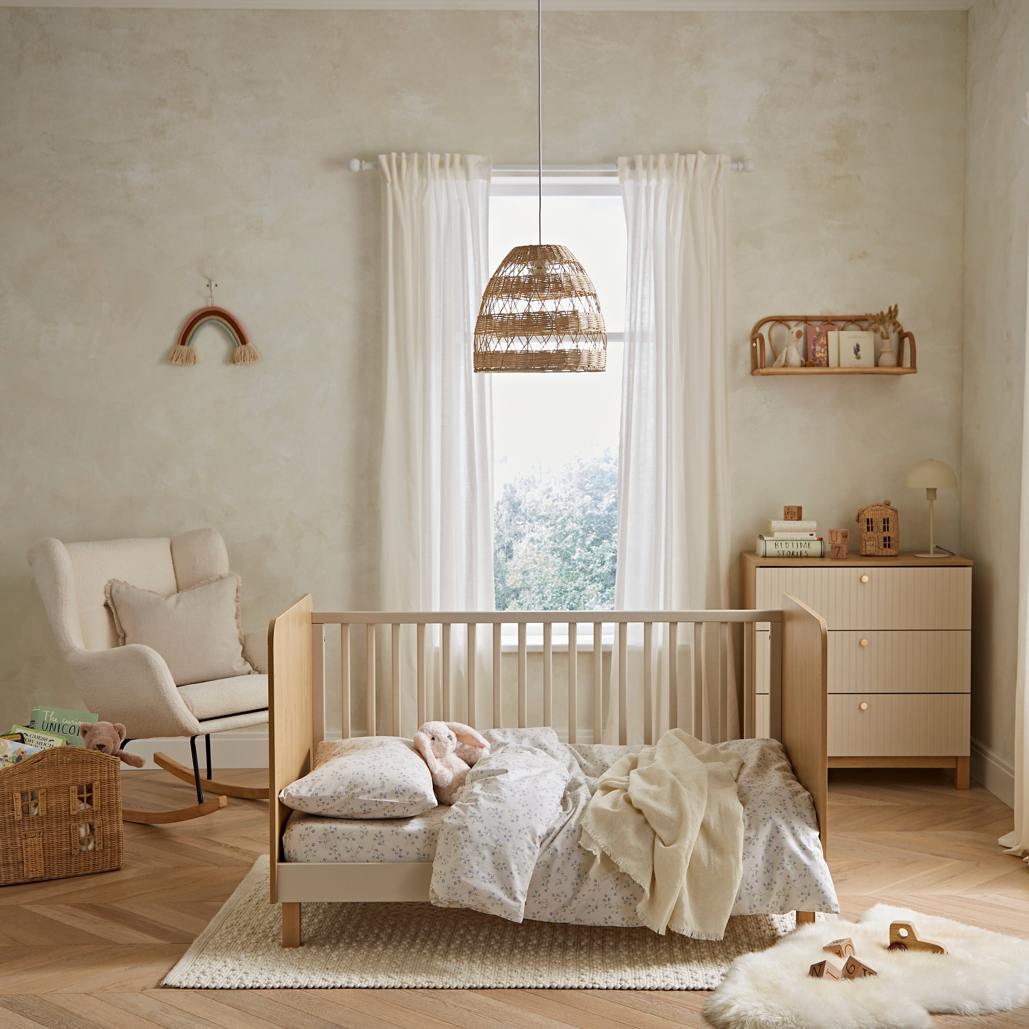 Remi 2 Piece Furniture Set - Oak/Cashmere Furniture Sets CuddleCo