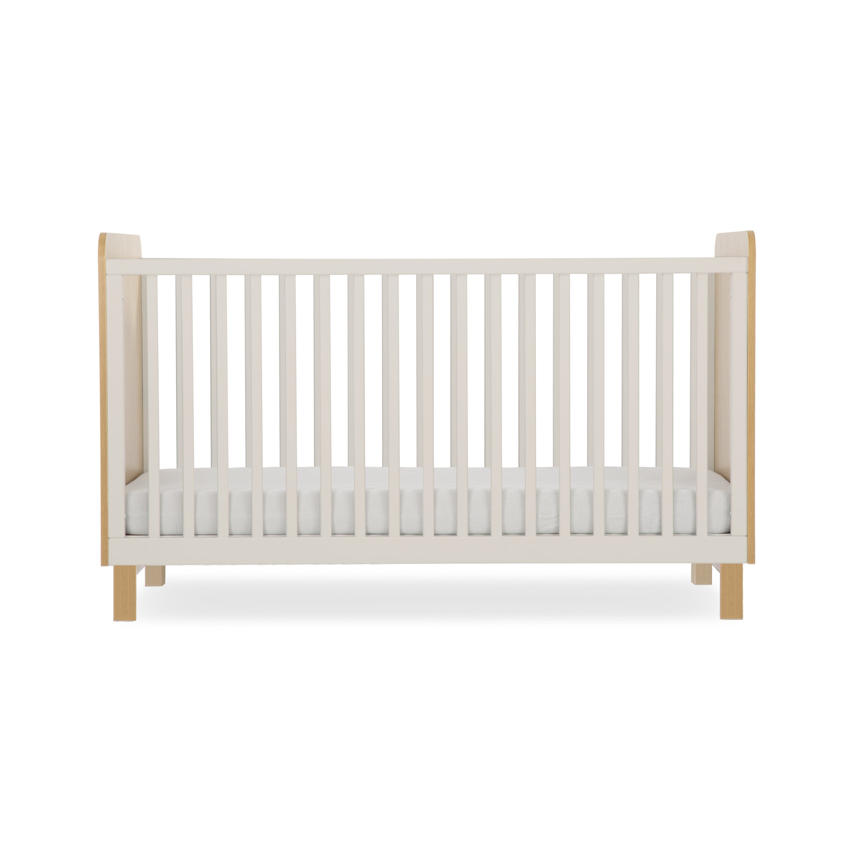 Remi Cot Bed - Oak/Cashmere CuddleCo
