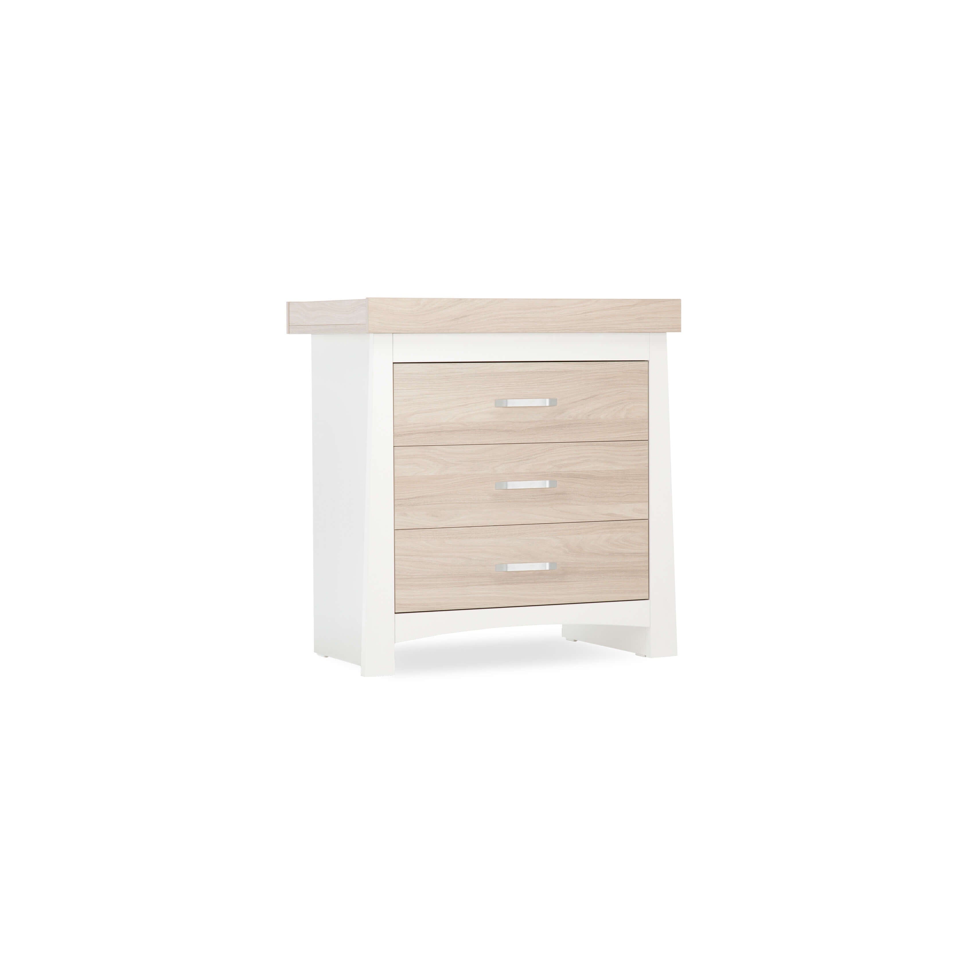 Ada 3 Piece Nursery Furniture Set - White & Ash Furniture Sets CuddleCo