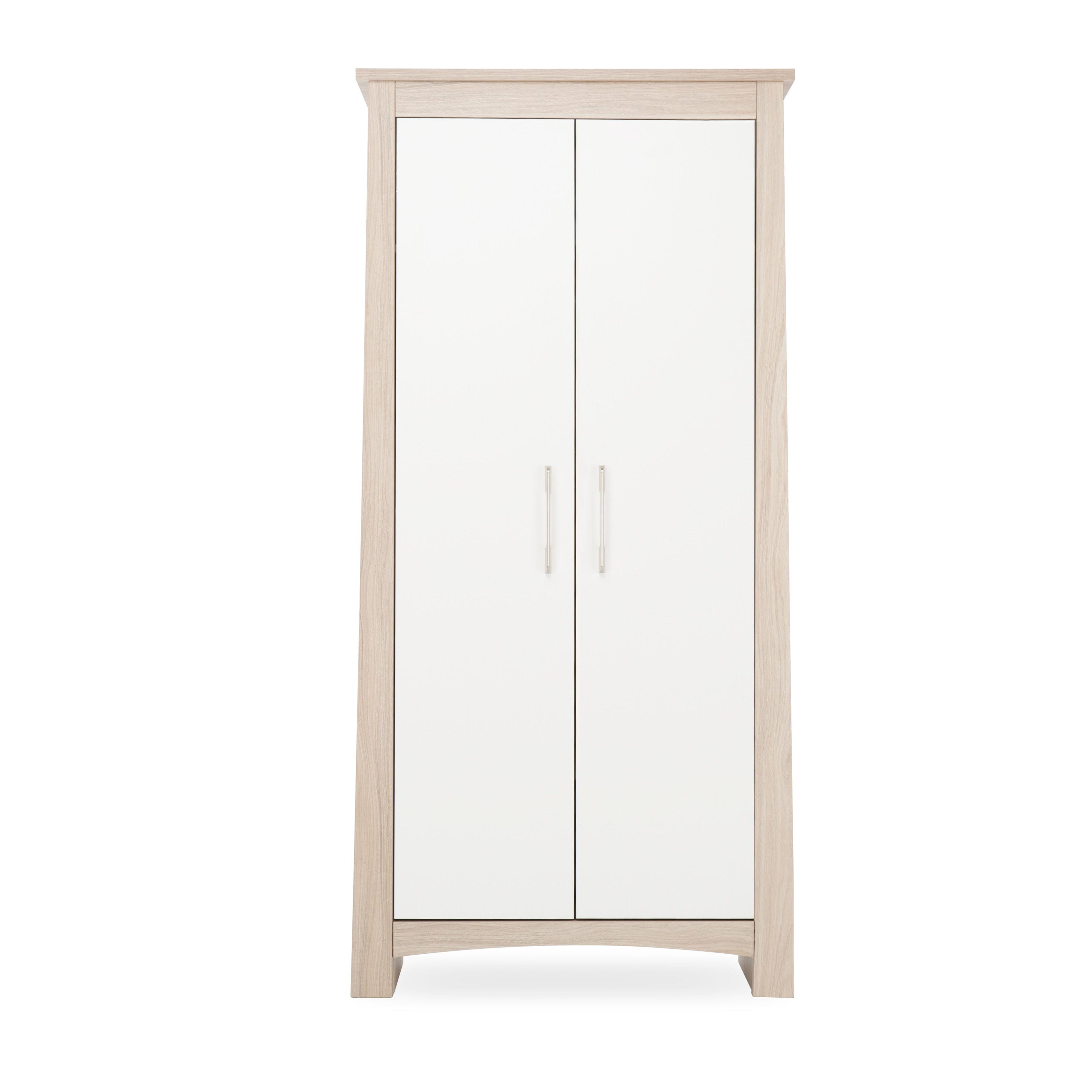 Lana Nursery Wardrobe - Ash & White Furniture Singles CuddleCo