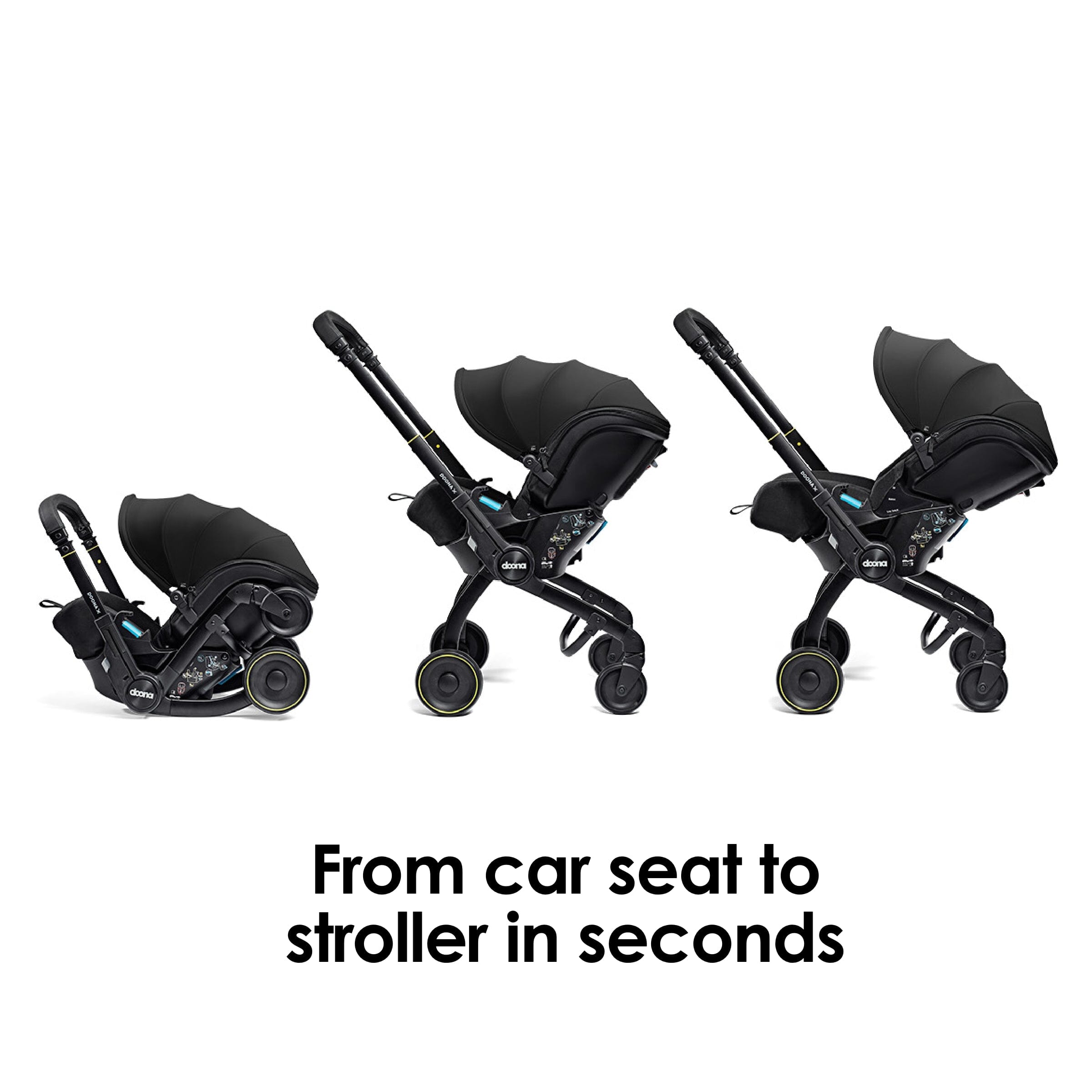 Doona X Car Seat & Stroller Nitro Black Car Seats Doona