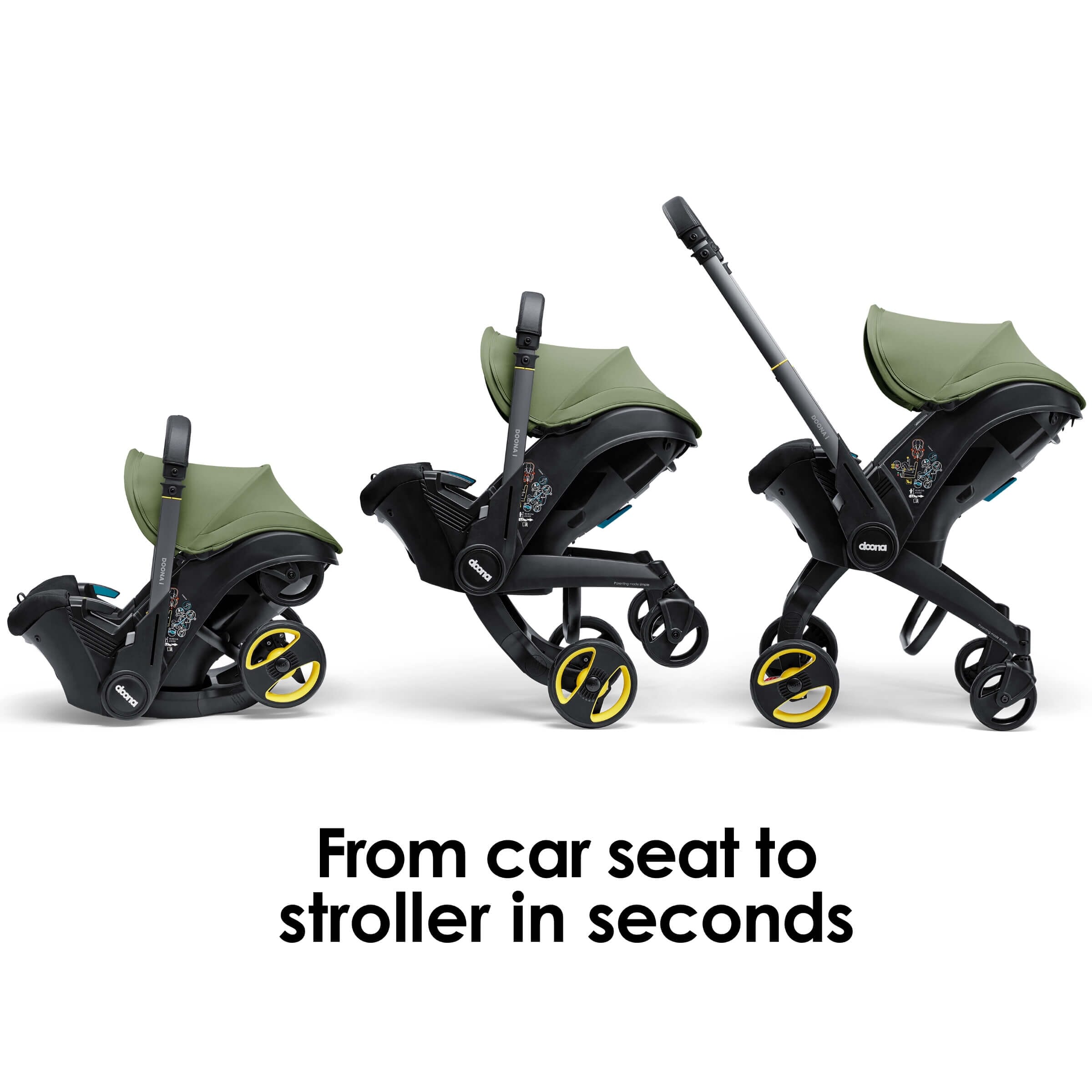 Doona i Car Seat & Stroller Desert Green (Pre-order) Car Seats CuddleCo