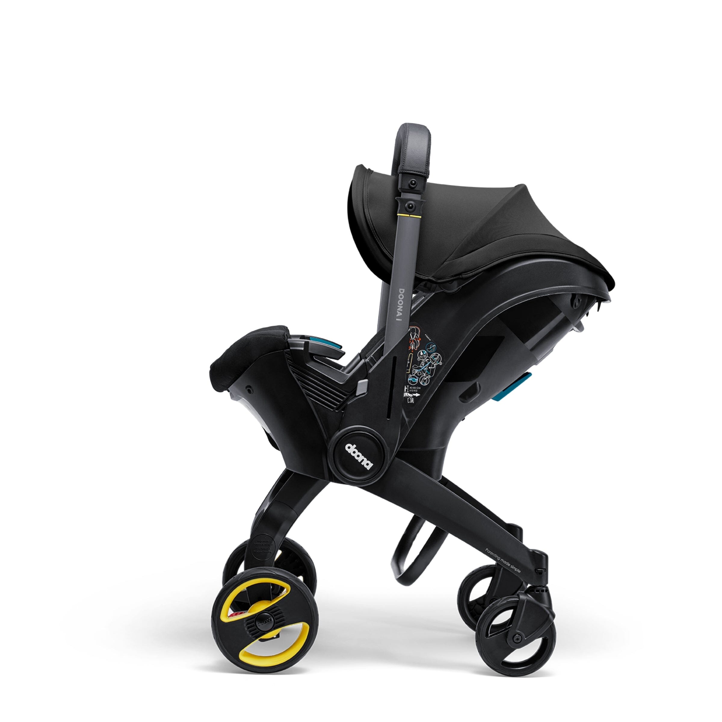 Doona i Car Seat & Stroller Nitro Black (Pre-order) CuddleCo