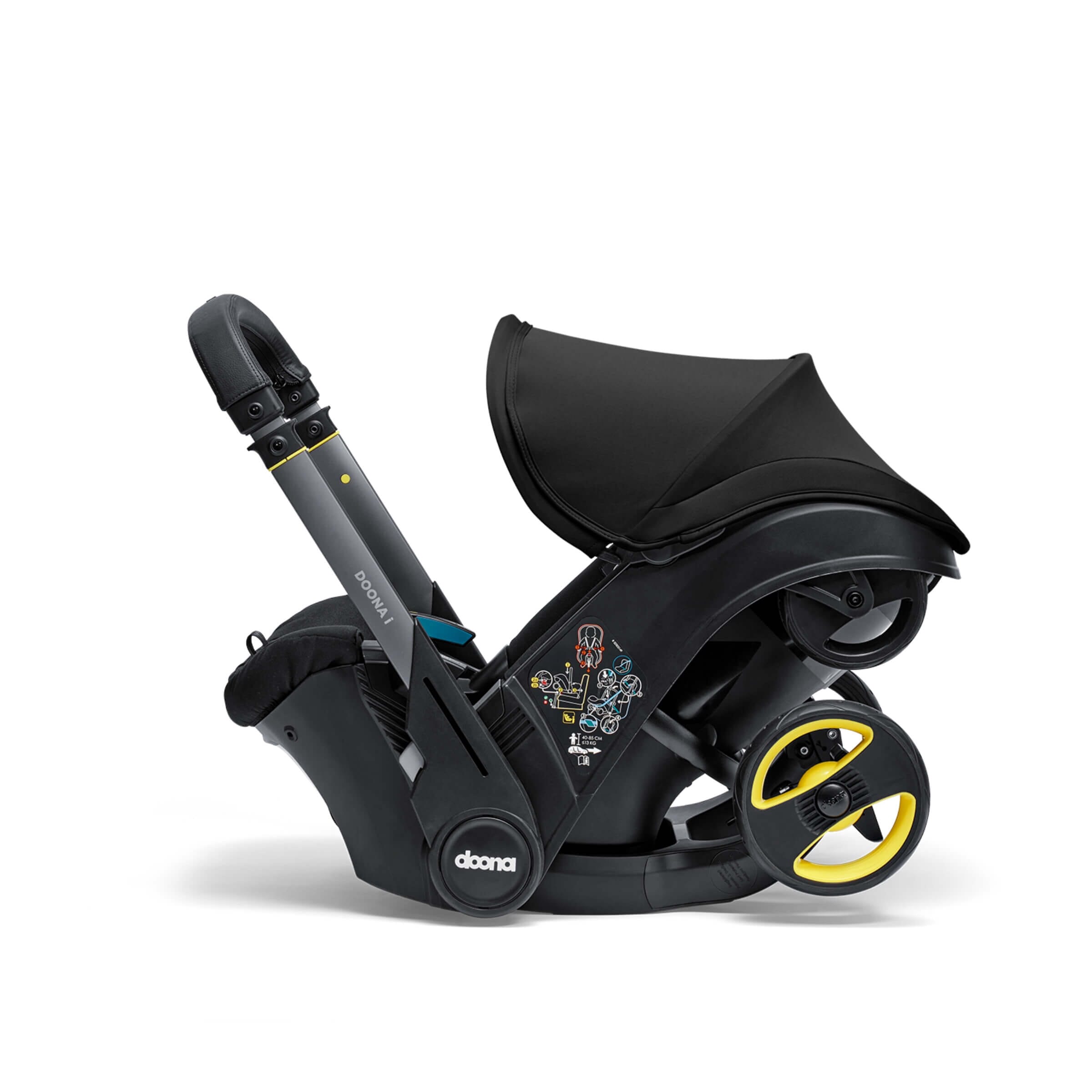 Doona i Car Seat & Stroller Nitro Black (Pre-order) CuddleCo