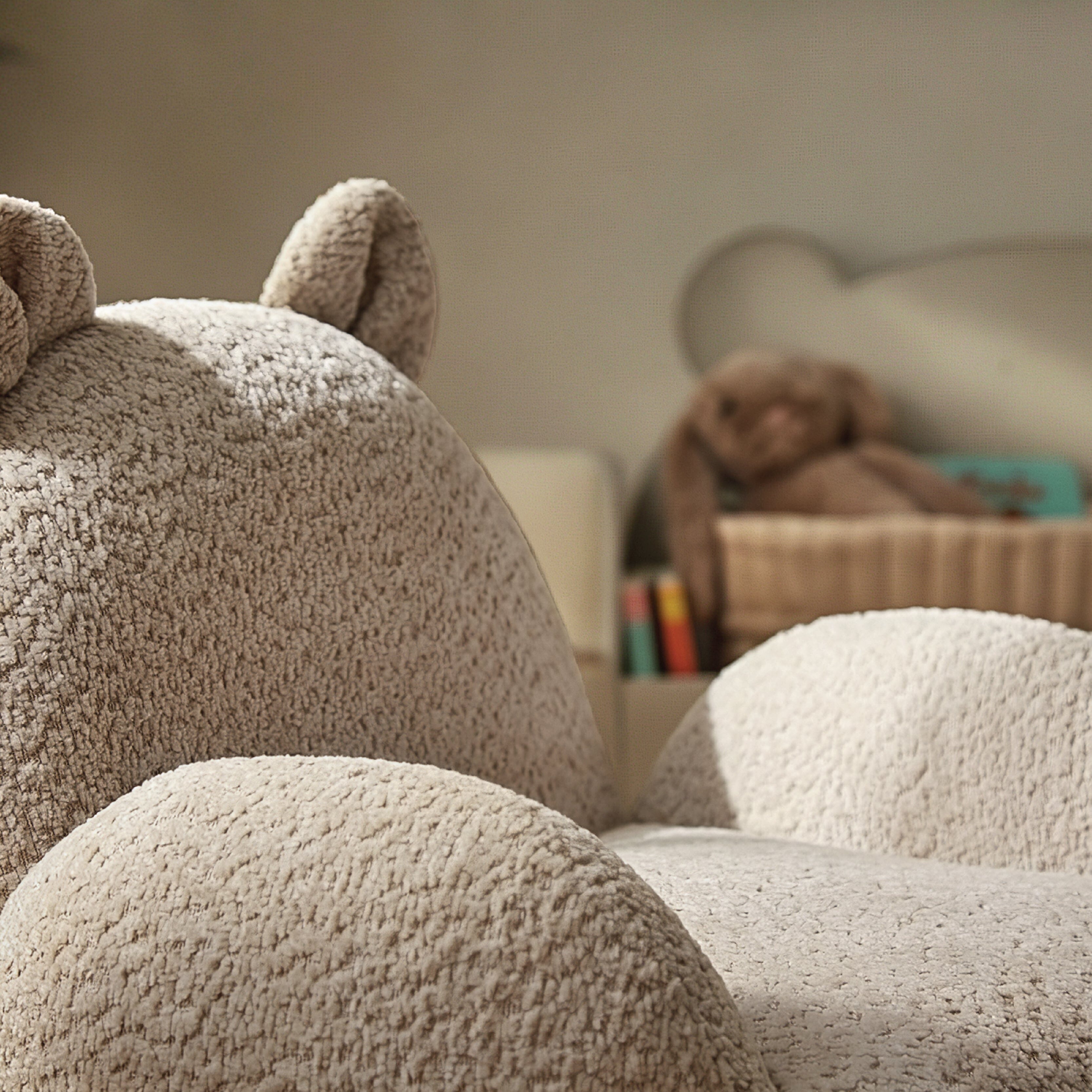 Etta Bear Kids Chair - Boucle Murshroom Furniture Singles CuddleCo