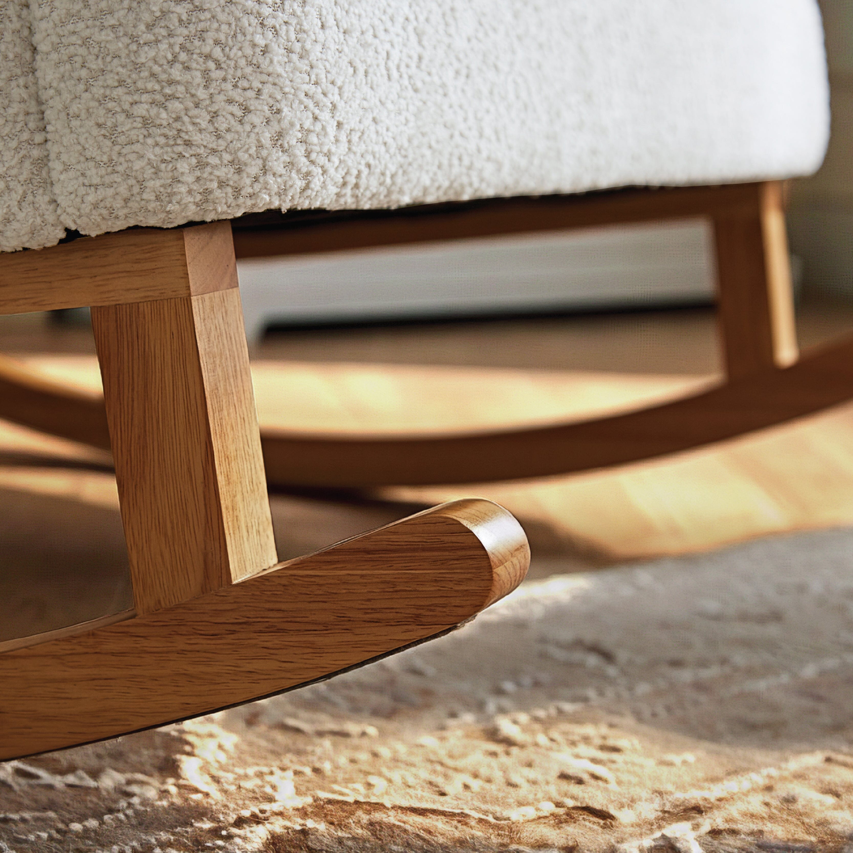 Etta Cuddle Chair - Boucle Off White Furniture Singles CuddleCo