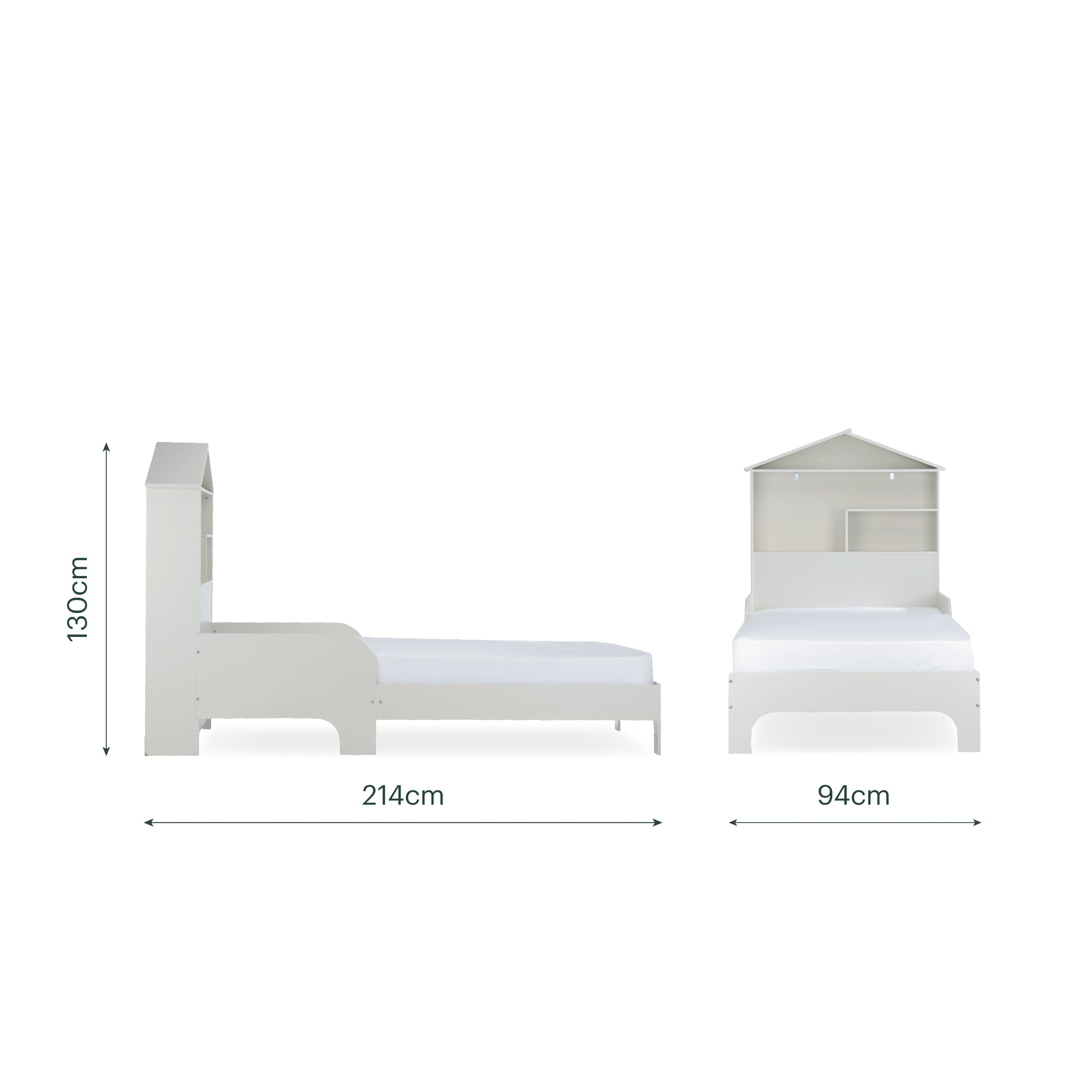 Play House Single Bed with Storage - Pebble Furniture Singles CuddleCo