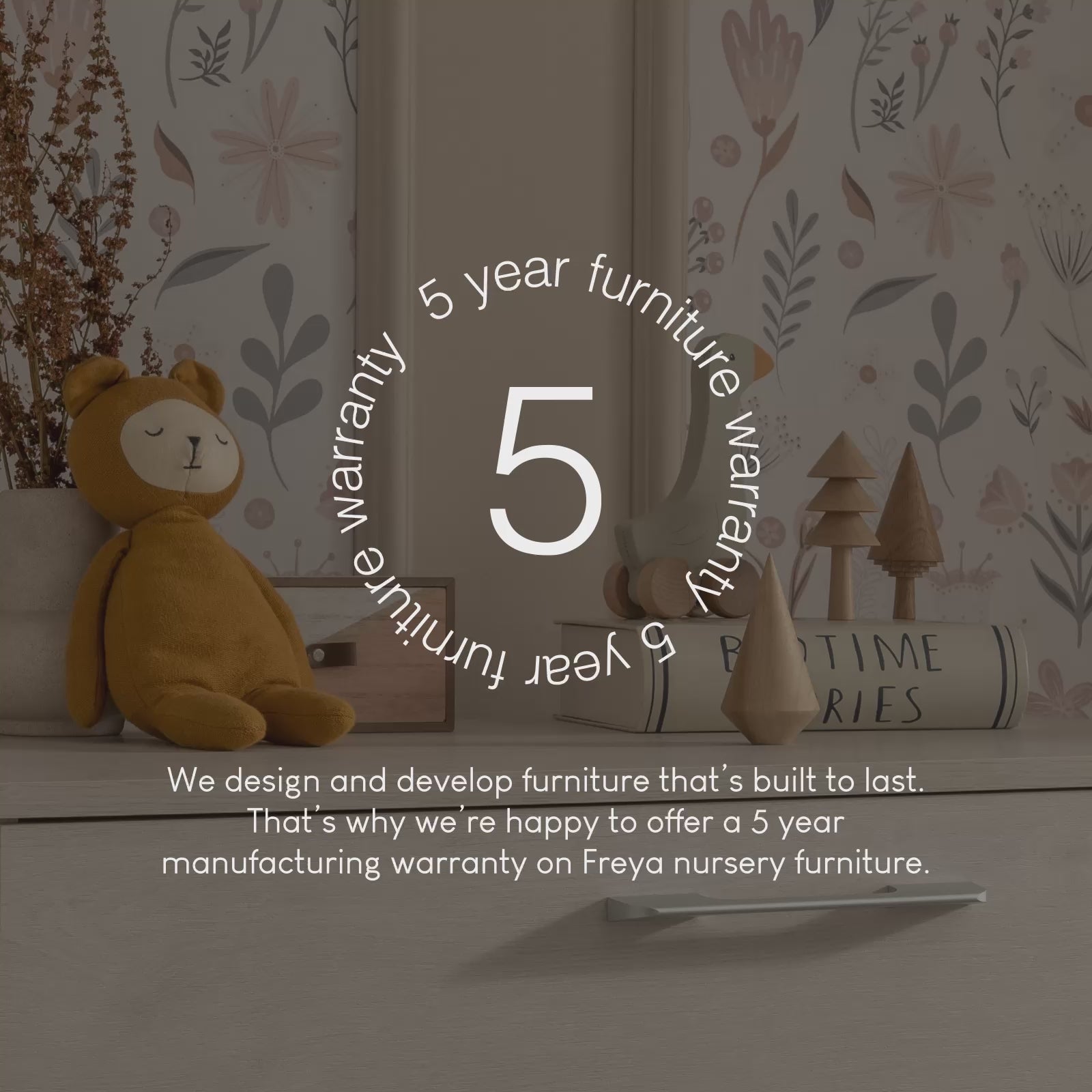 Freya 3 Piece Nursery Furniture Set - Coastal White