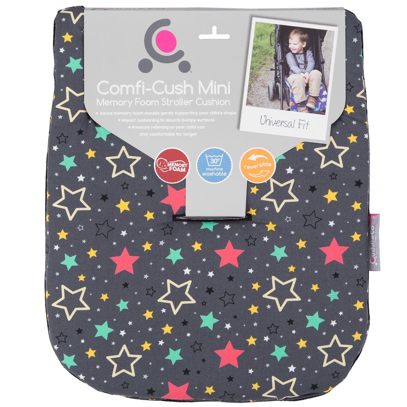 Comfi-Cush Mini Memory Foam Stroller Cushion - Star Bright CuddleCo