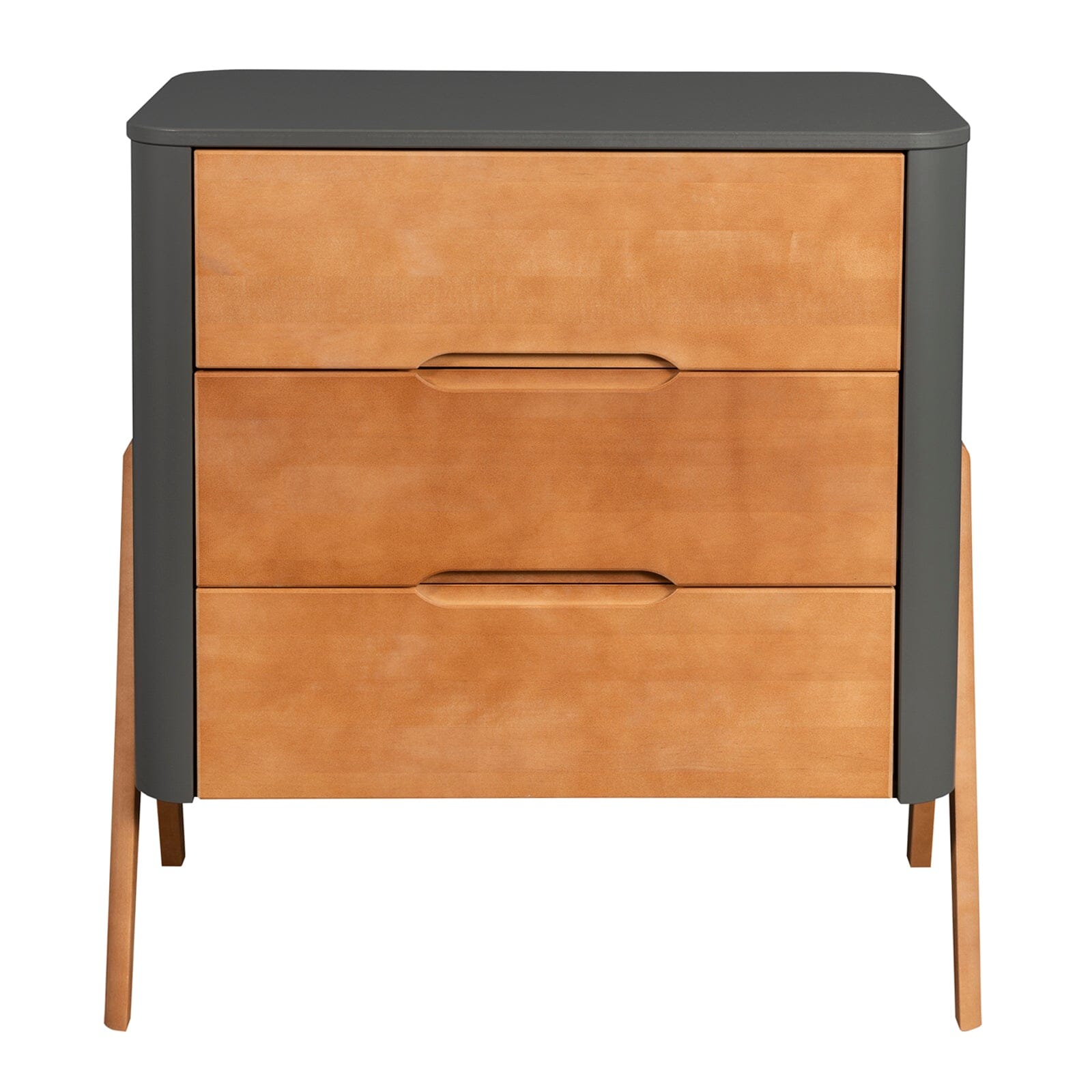 Troll Torsten Dresser & Changing Top - Grey/Teak Furniture Singles Troll