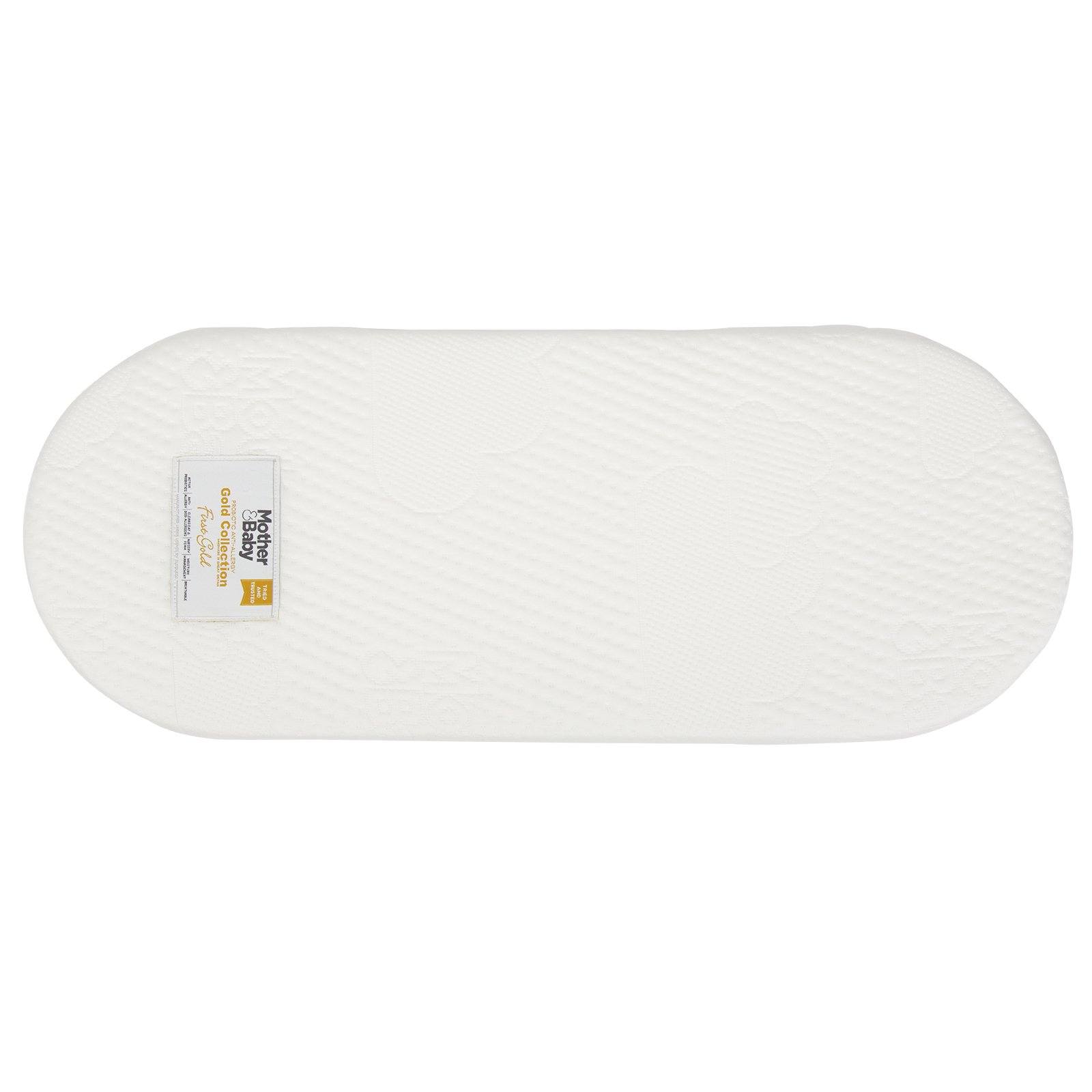 Mother&Baby First Gold Anti-Allergy Foam Moses Basket Small 66 x 28cm Mother & Baby