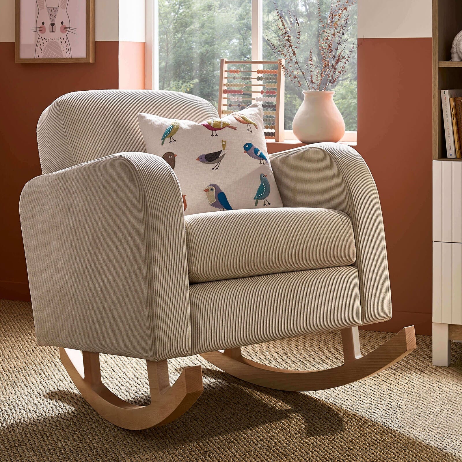 Etta Nursing Chair - Sand Rocking Chairs CuddleCo