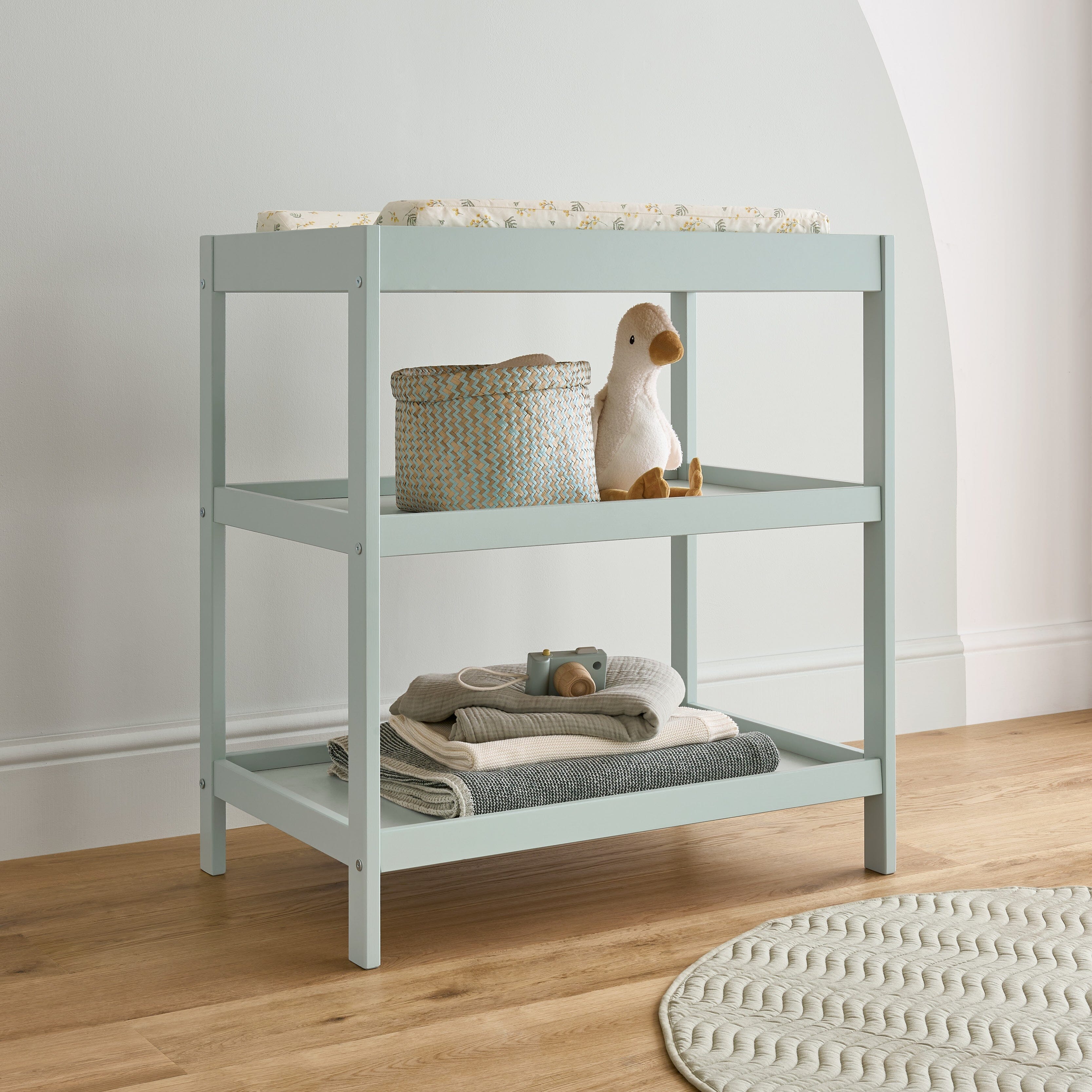 Nola Changing Table - Sage Green Changing Tables CuddleCo