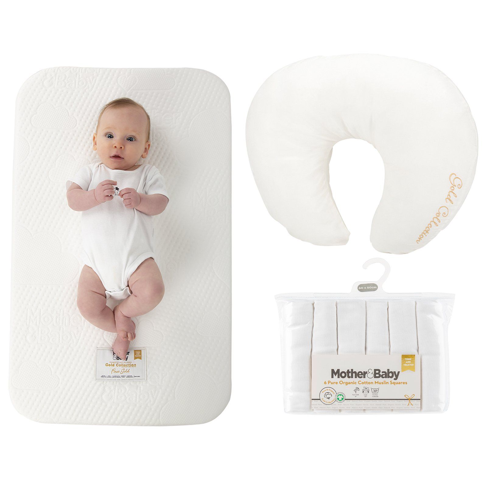 Mother&Baby Co-Sleeper Mattress and Feeding pillow bundle Mother & Baby