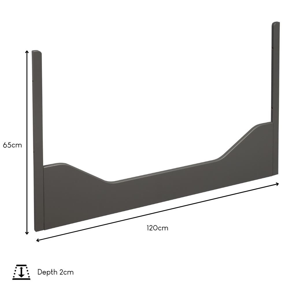 Troll Torsten Cot Conversion Rail - Grey Baby & Toddler Furniture Troll