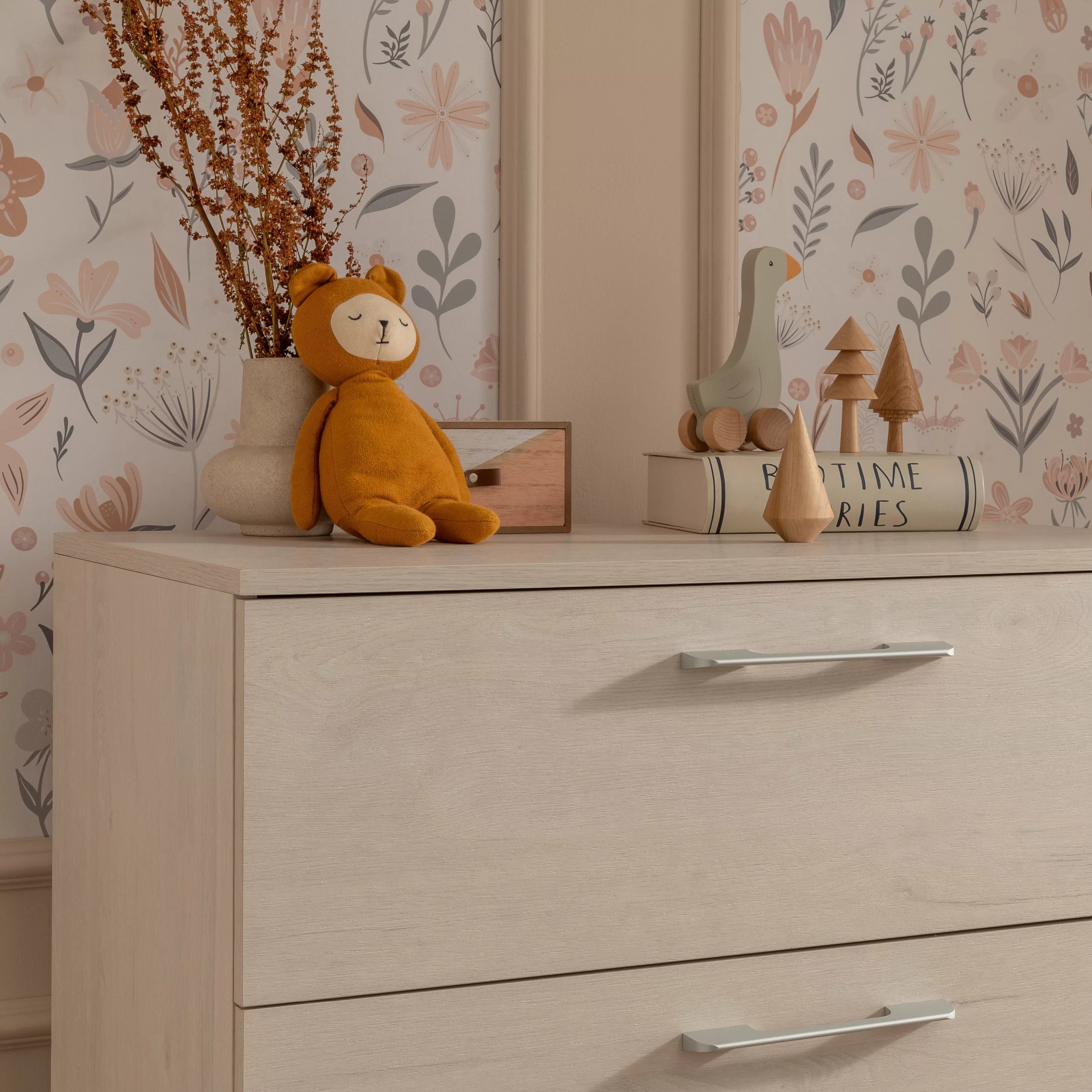 Freya 3 Piece Nursery Furniture Set - Coastal White Baby & Toddler Furniture Sets CuddleCo