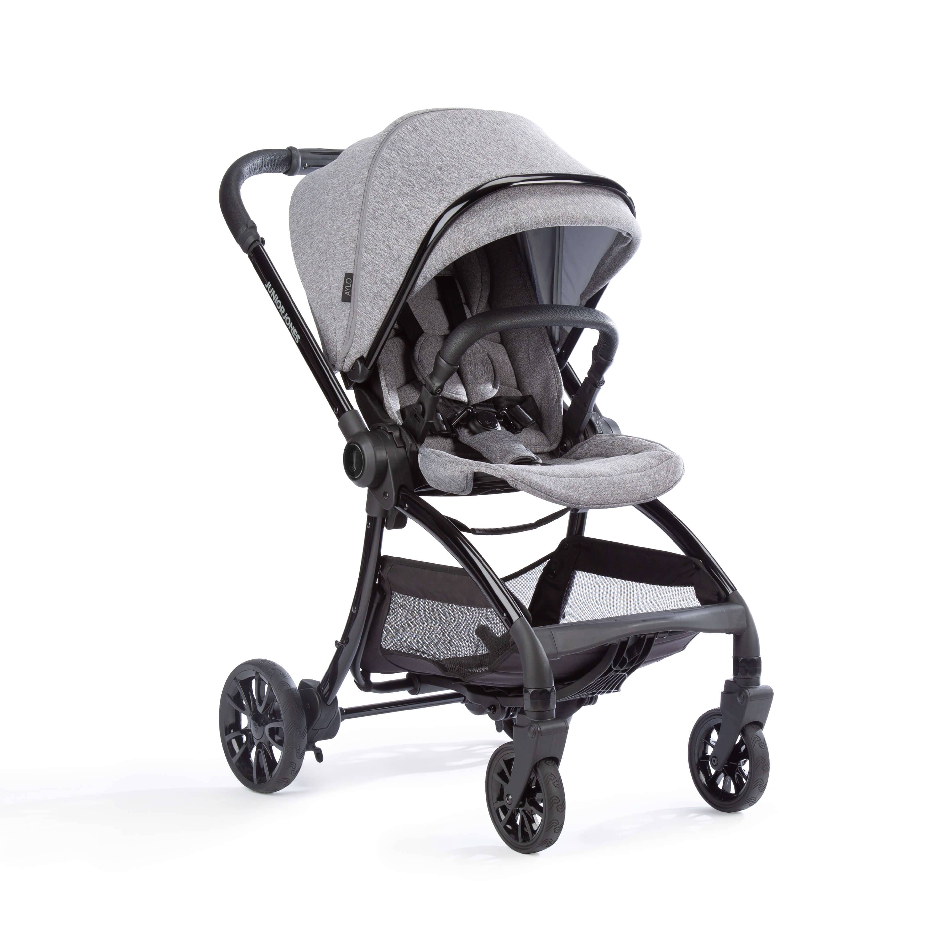 Junior Jones Aylo Grey Marl 6pc Travel System inc Doona Urban Grey Car Seat juniorjones